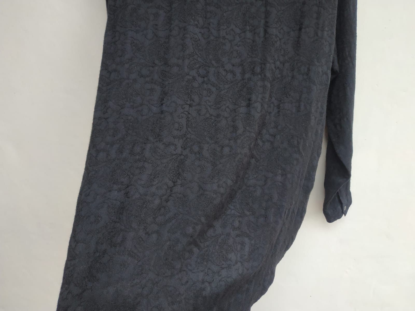 Tete Homme 90's Mens Tenoras Japan, Wool-Rayon Texture Shirt Size US M / EU 48-50 / 2 - 12 Thumbnail