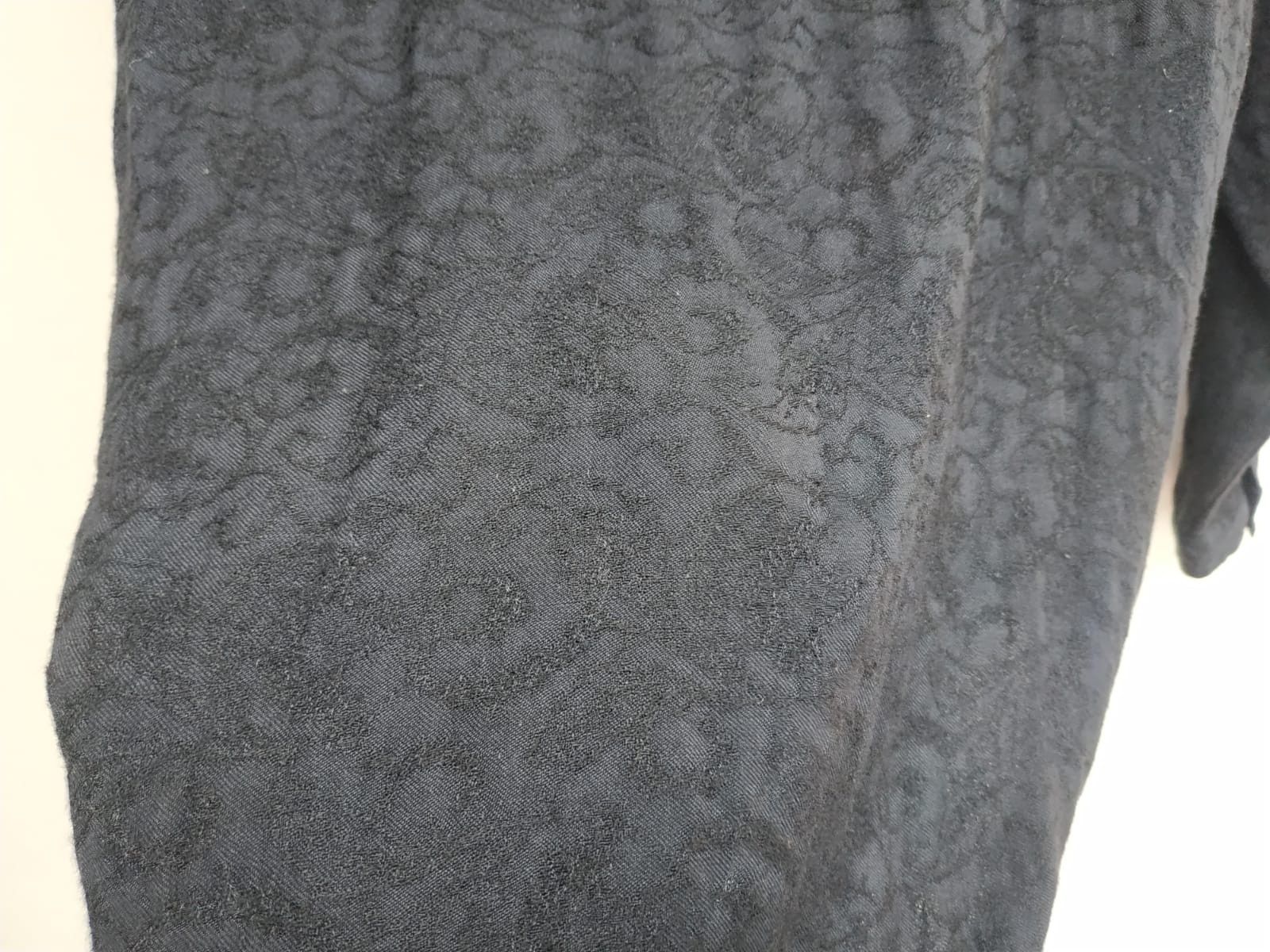 Tete Homme 90's Mens Tenoras Japan, Wool-Rayon Texture Shirt Size US M / EU 48-50 / 2 - 13 Thumbnail