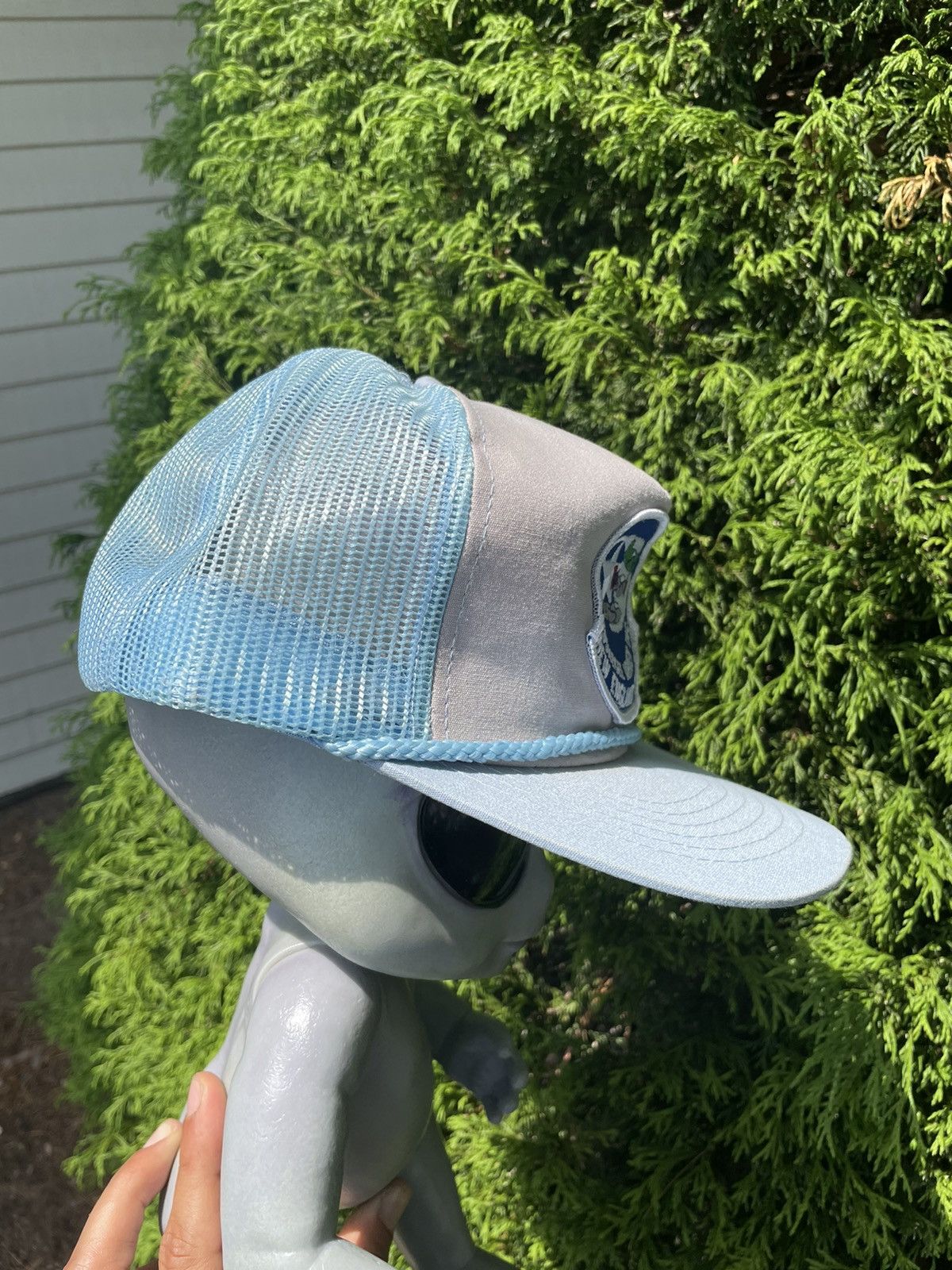 Vintage 70s Tuskegee Airmen New England Chapter trucker hat military Size ONE SIZE - 2 Thumbnail