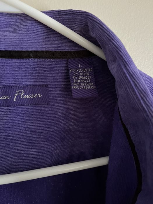 Vintage Alan Flusser Purple Button Down | Grailed