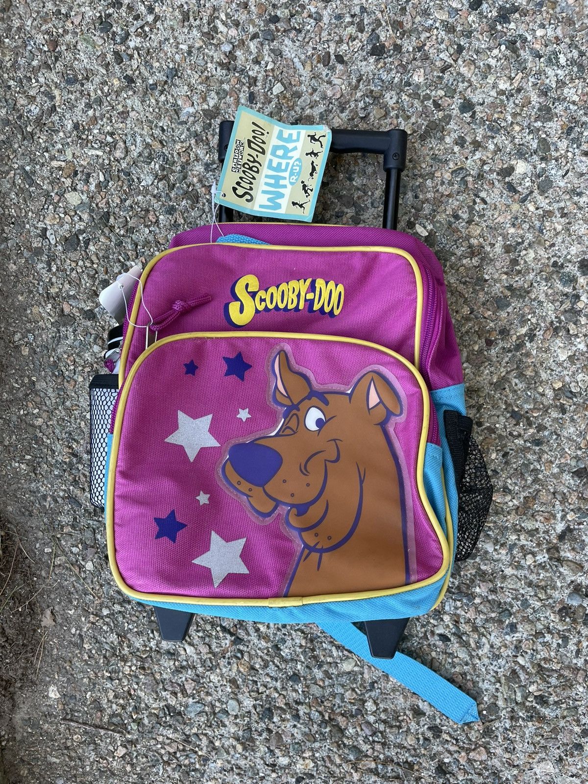 Vintage Y2K Kids SCOOBY DOO Backpack suitcase 90s Cartoon school bag ...