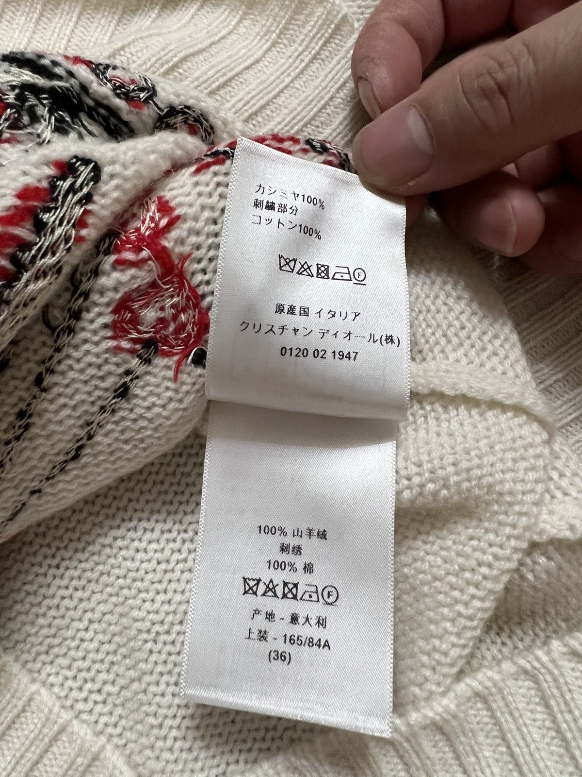 Dior Lady Dior Cashmere Sweater Size US S / EU 44-46 / 1 - 6 Thumbnail