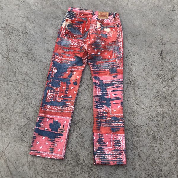 Levi's best sale bandana jeans