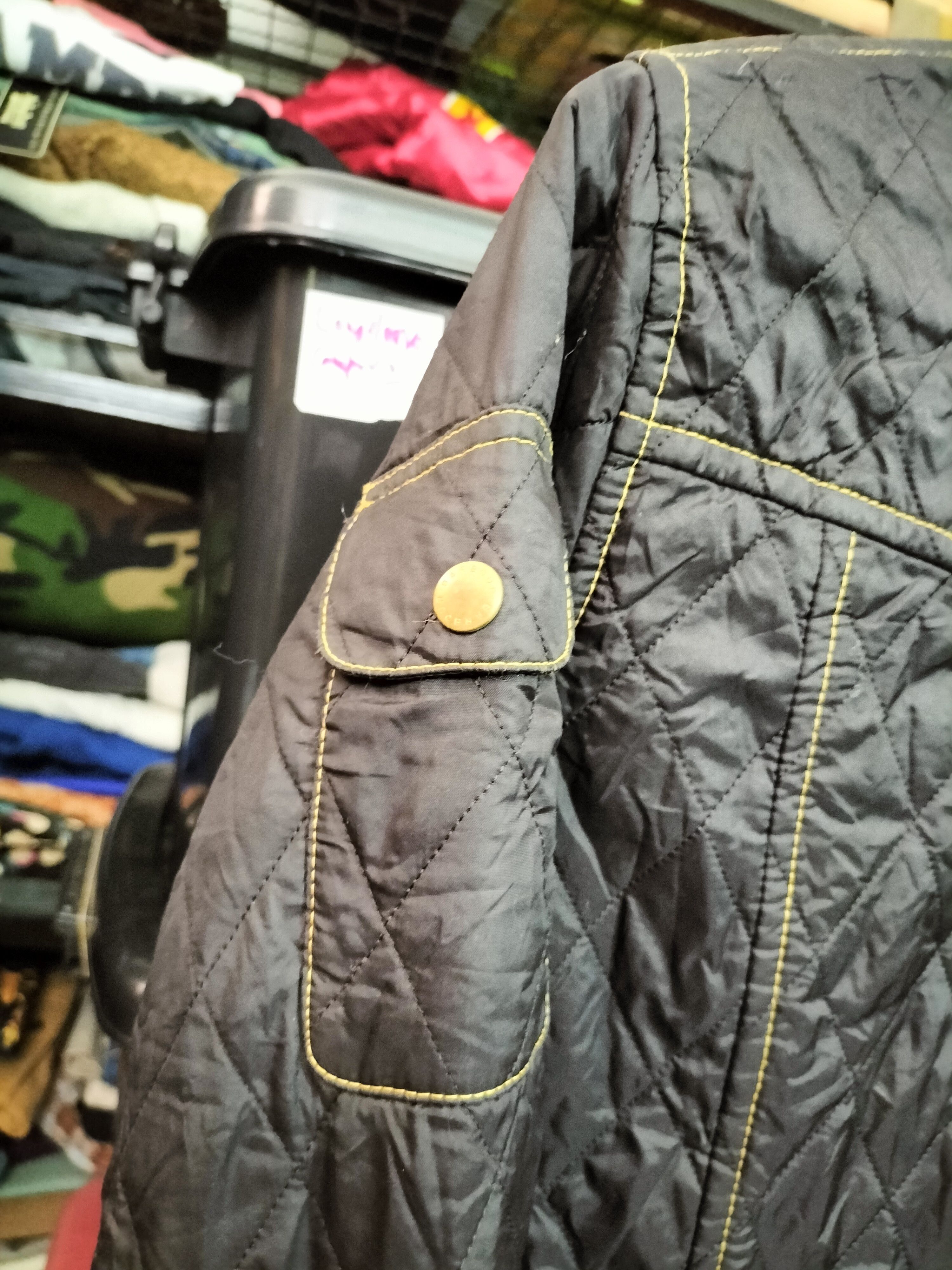 Barbour Vintage 80s Barbour Jacket fashion motor sports Size US S / EU 44-46 / 1 - 19 Thumbnail