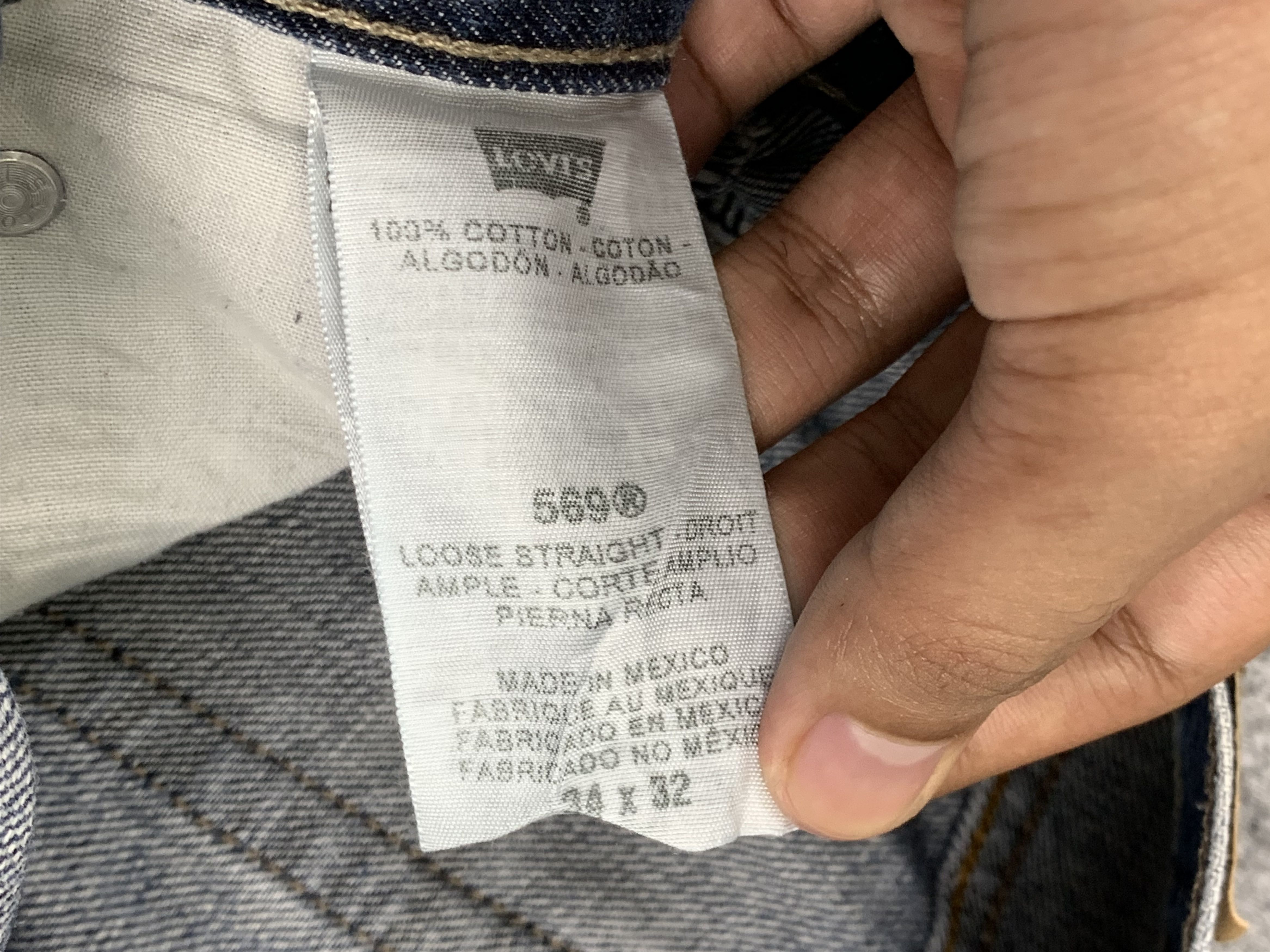 Levi's Vintage Levis 569 Denim DP1799 Size US 39 - 7 Thumbnail