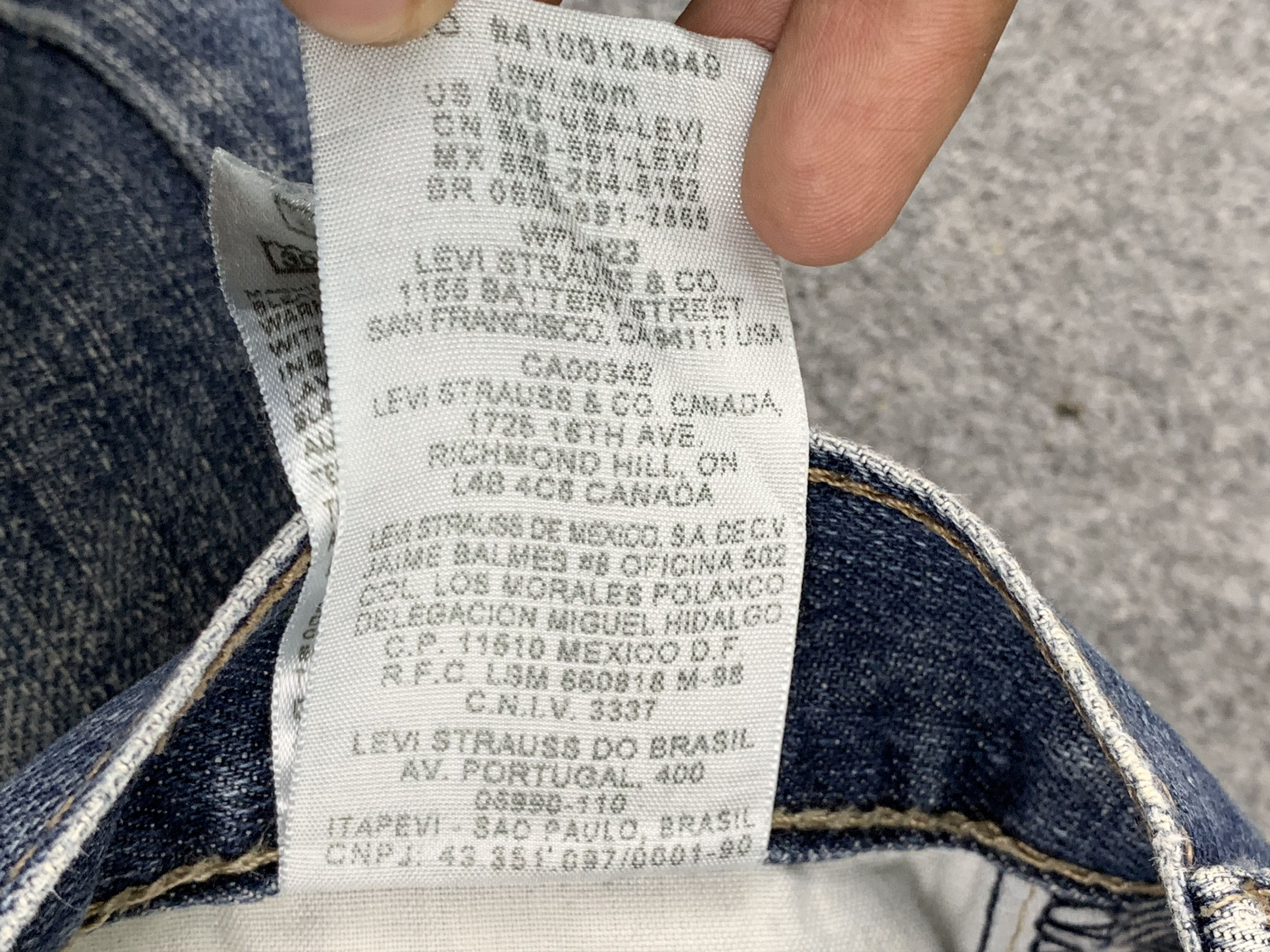 Levi's Vintage Levis 569 Denim DP1799 Size US 39 - 9 Thumbnail