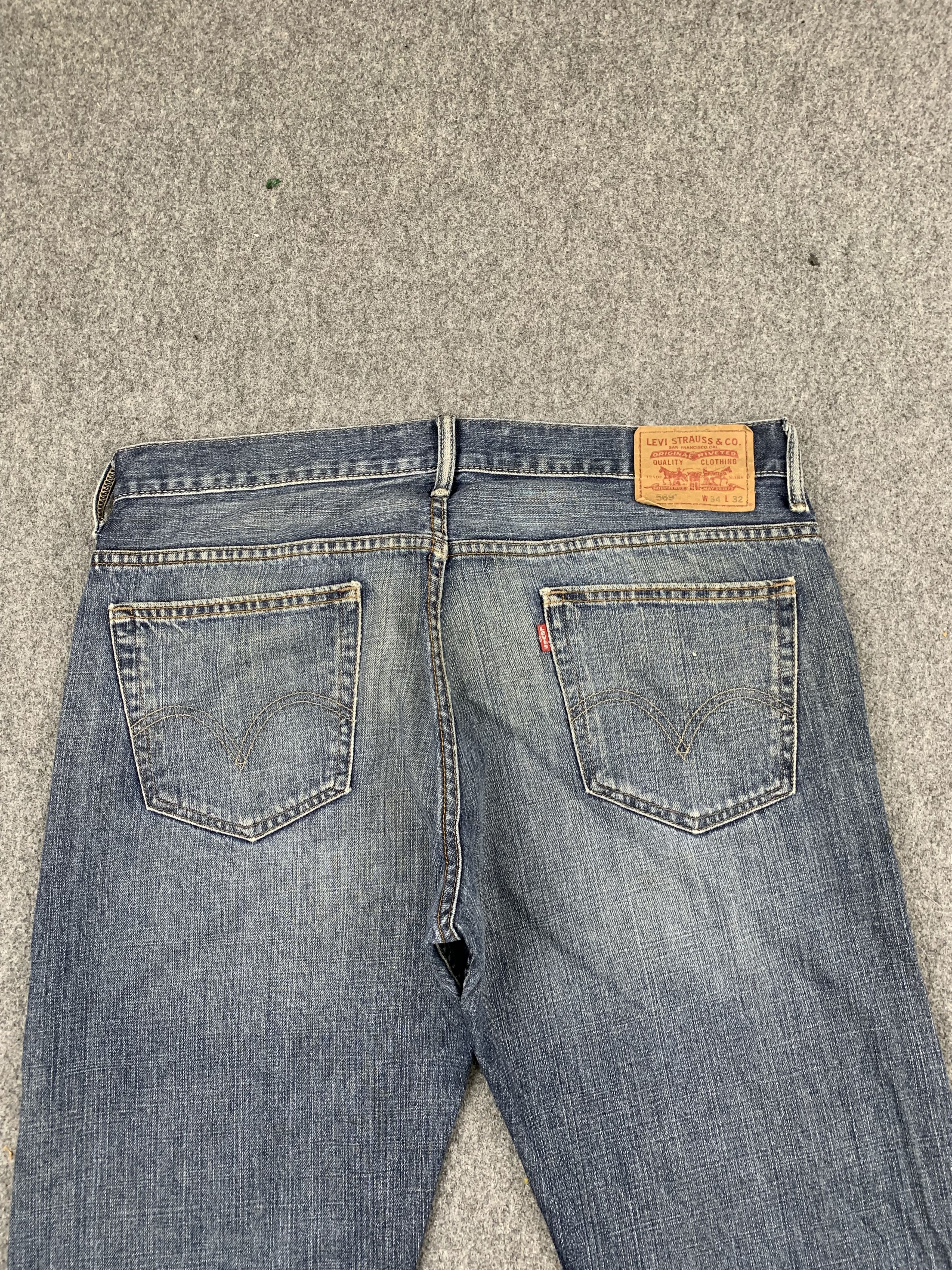 Levi's Vintage Levis 569 Denim DP1799 Size US 39 - 4 Thumbnail