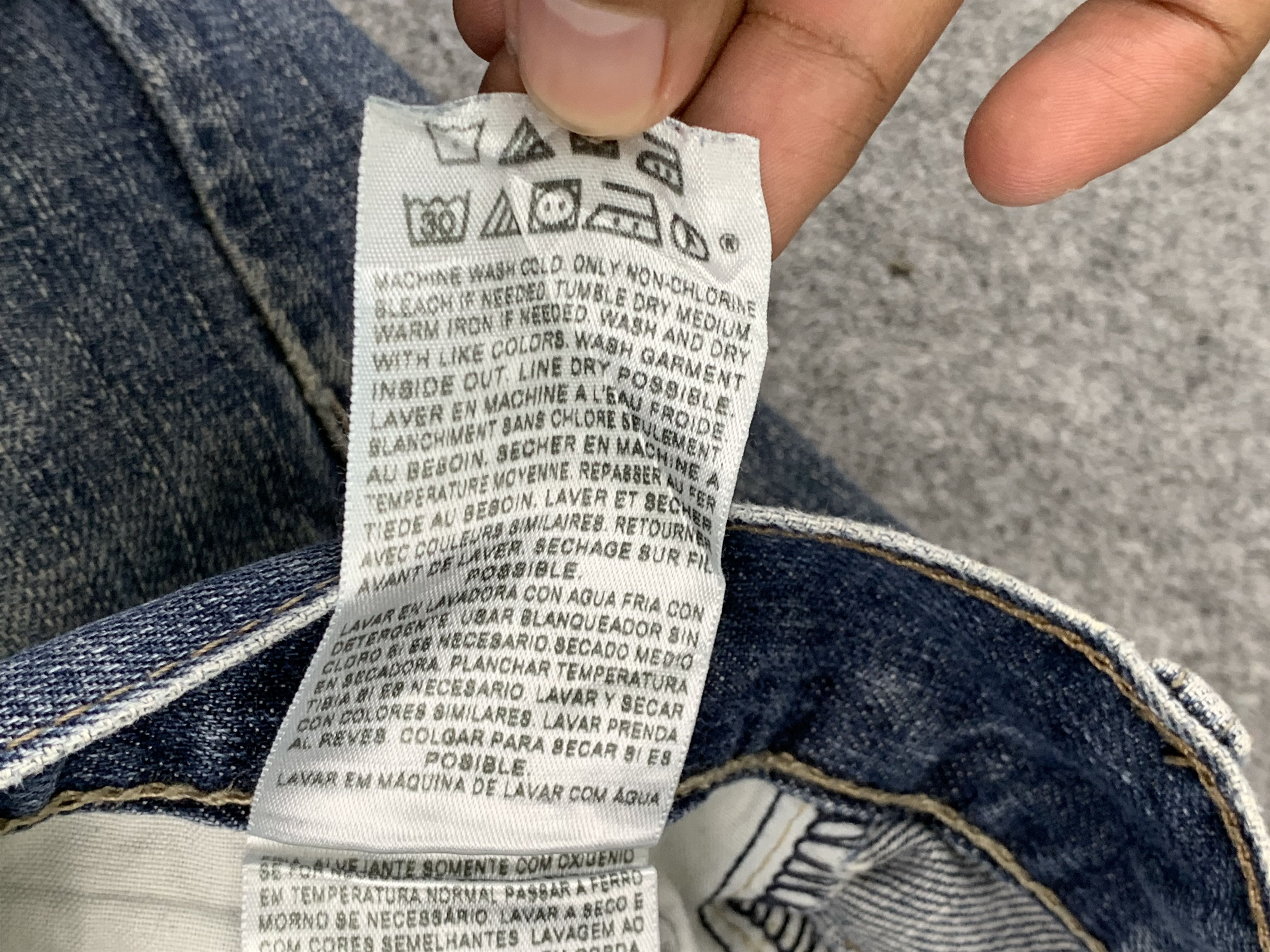 Levi's Vintage Levis 569 Denim DP1799 Size US 39 - 8 Thumbnail
