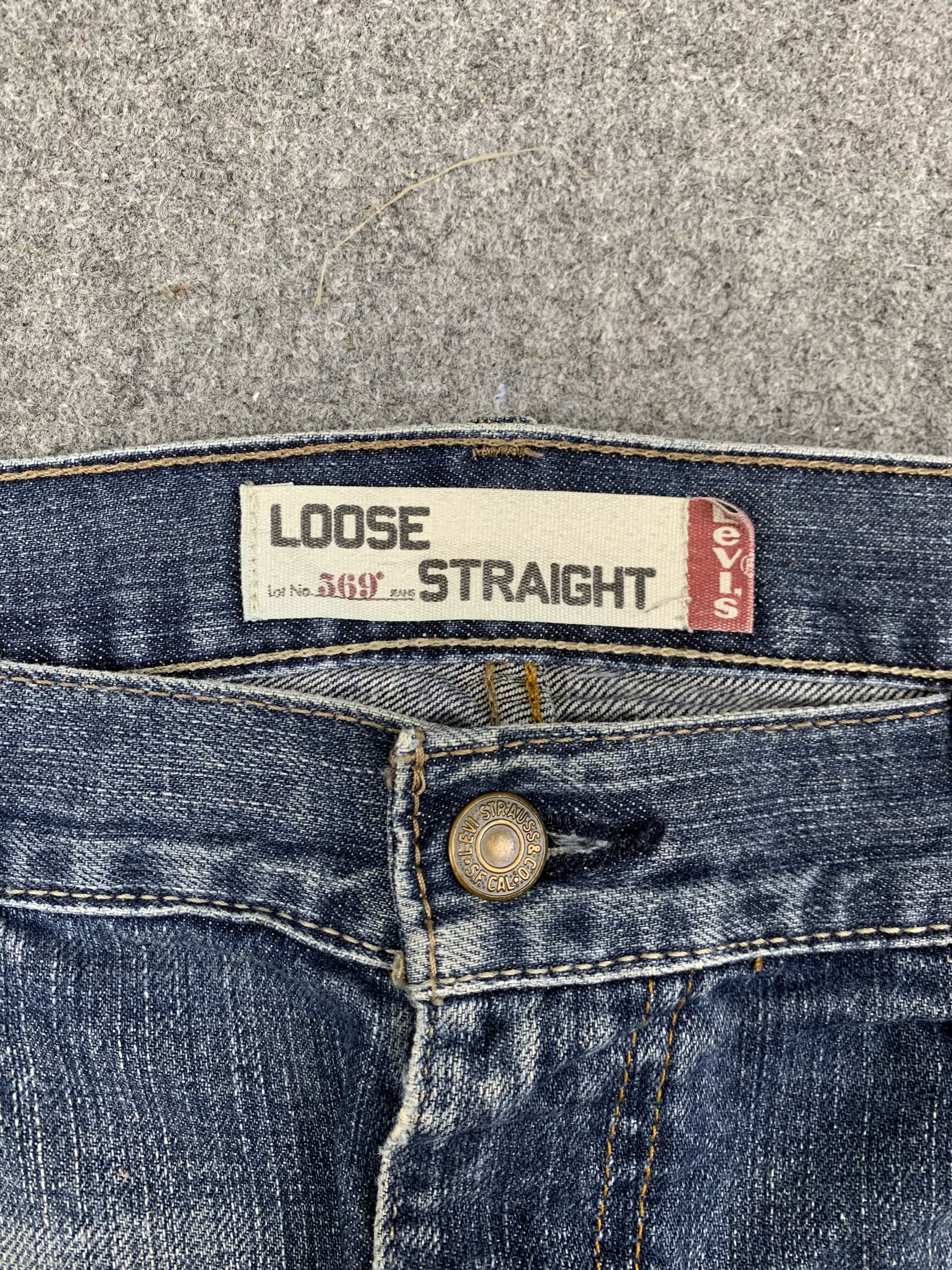 Levi's Vintage Levis 569 Denim DP1799 Size US 39 - 11 Thumbnail