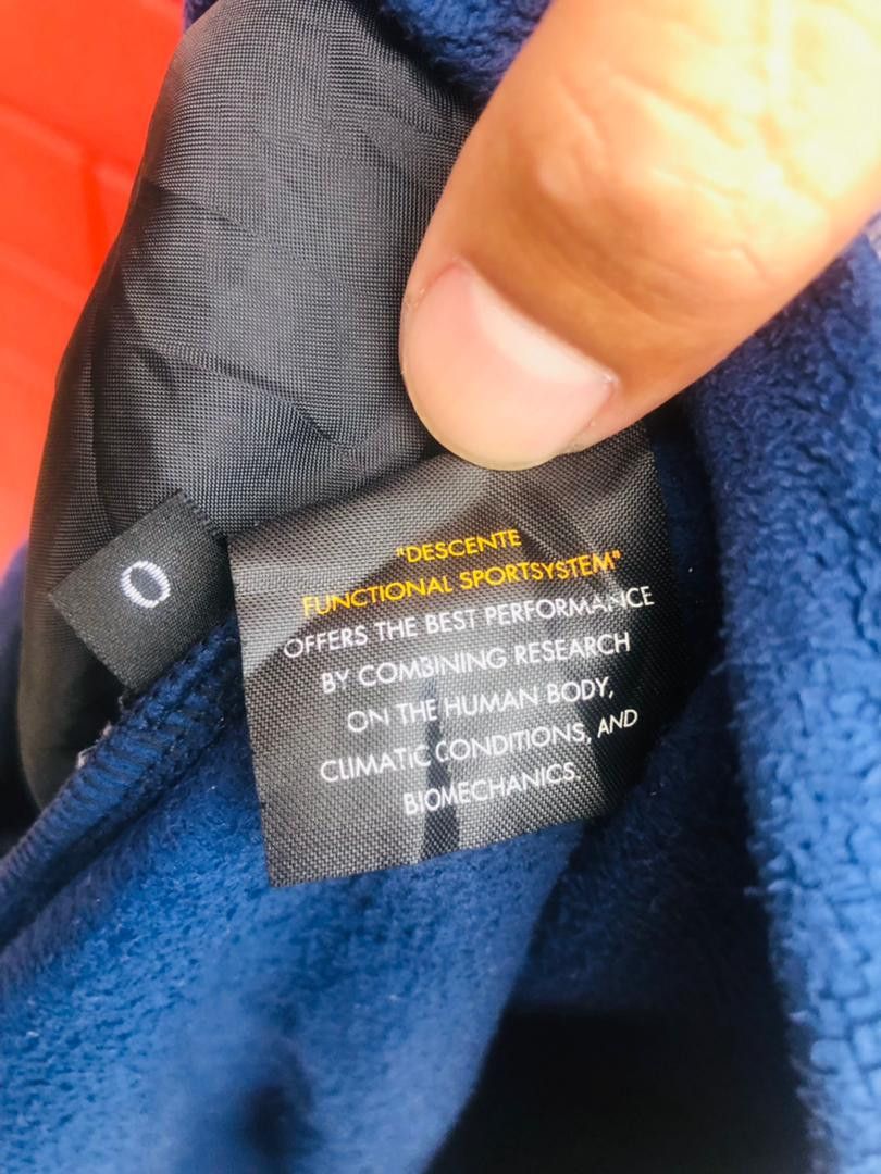 Descente × Vintage Vintage Descente Streetwear Designer Fashion Style Hoodie Size US L / EU 52-54 / 3 - 9 Thumbnail