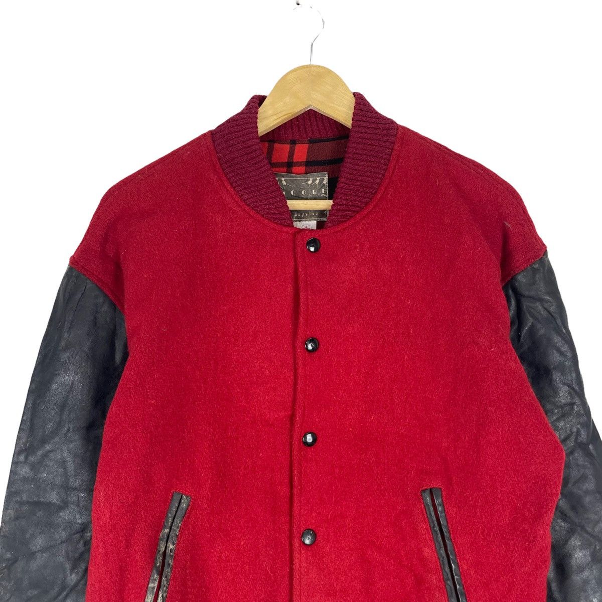 Hard Rock Cafe × Vintage ❄️HARD ROCK CAFE VARSITY LEATHER JACKET Size US S / EU 44-46 / 1 - 3 Thumbnail
