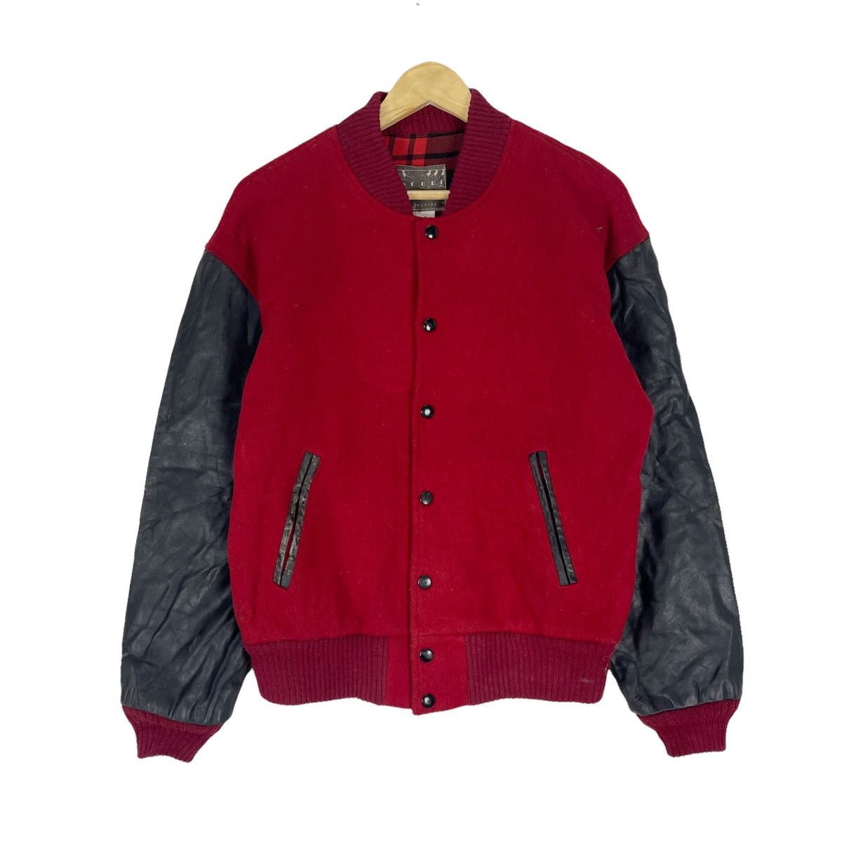 Hard Rock Cafe × Vintage ❄️HARD ROCK CAFE VARSITY LEATHER JACKET Size US S / EU 44-46 / 1 - 2 Thumbnail