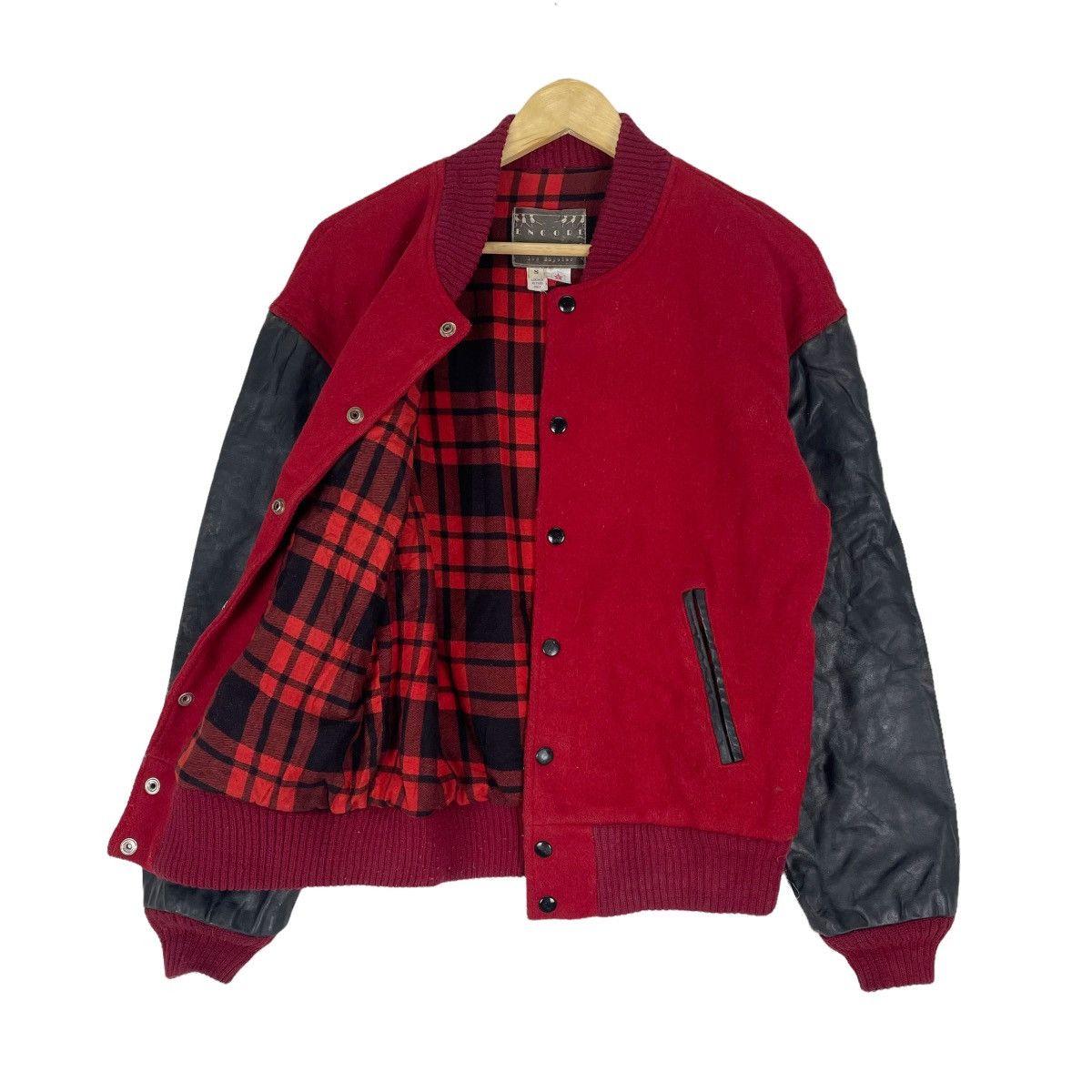 Hard Rock Cafe × Vintage ❄️HARD ROCK CAFE VARSITY LEATHER JACKET Size US S / EU 44-46 / 1 - 7 Thumbnail