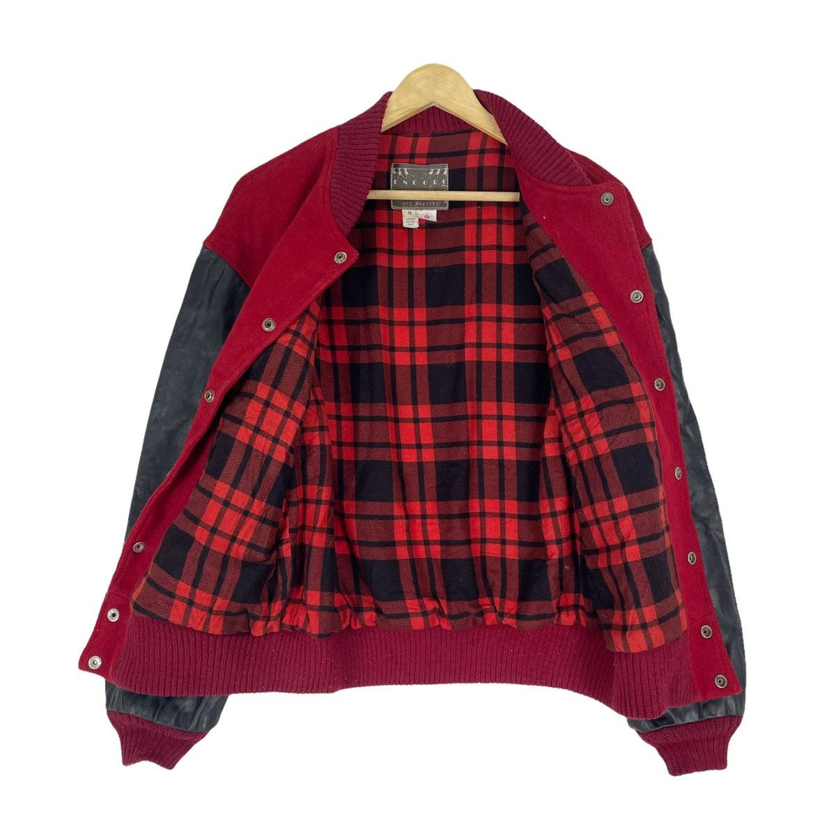 Hard Rock Cafe × Vintage ❄️HARD ROCK CAFE VARSITY LEATHER JACKET Size US S / EU 44-46 / 1 - 8 Thumbnail