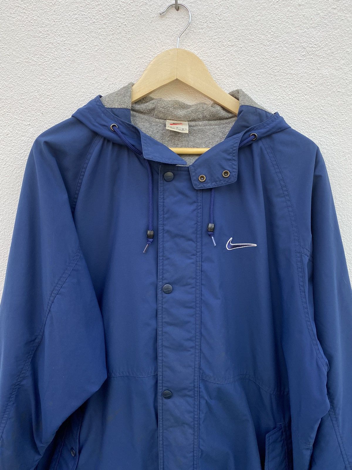 Vintage Vintage Nike swosh Big logo spell out zipper hoodies Size US L / EU 52-54 / 3 - 4 Thumbnail