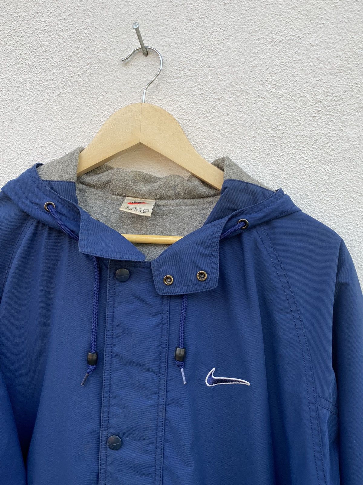 Vintage Vintage Nike swosh Big logo spell out zipper hoodies Size US L / EU 52-54 / 3 - 5 Thumbnail
