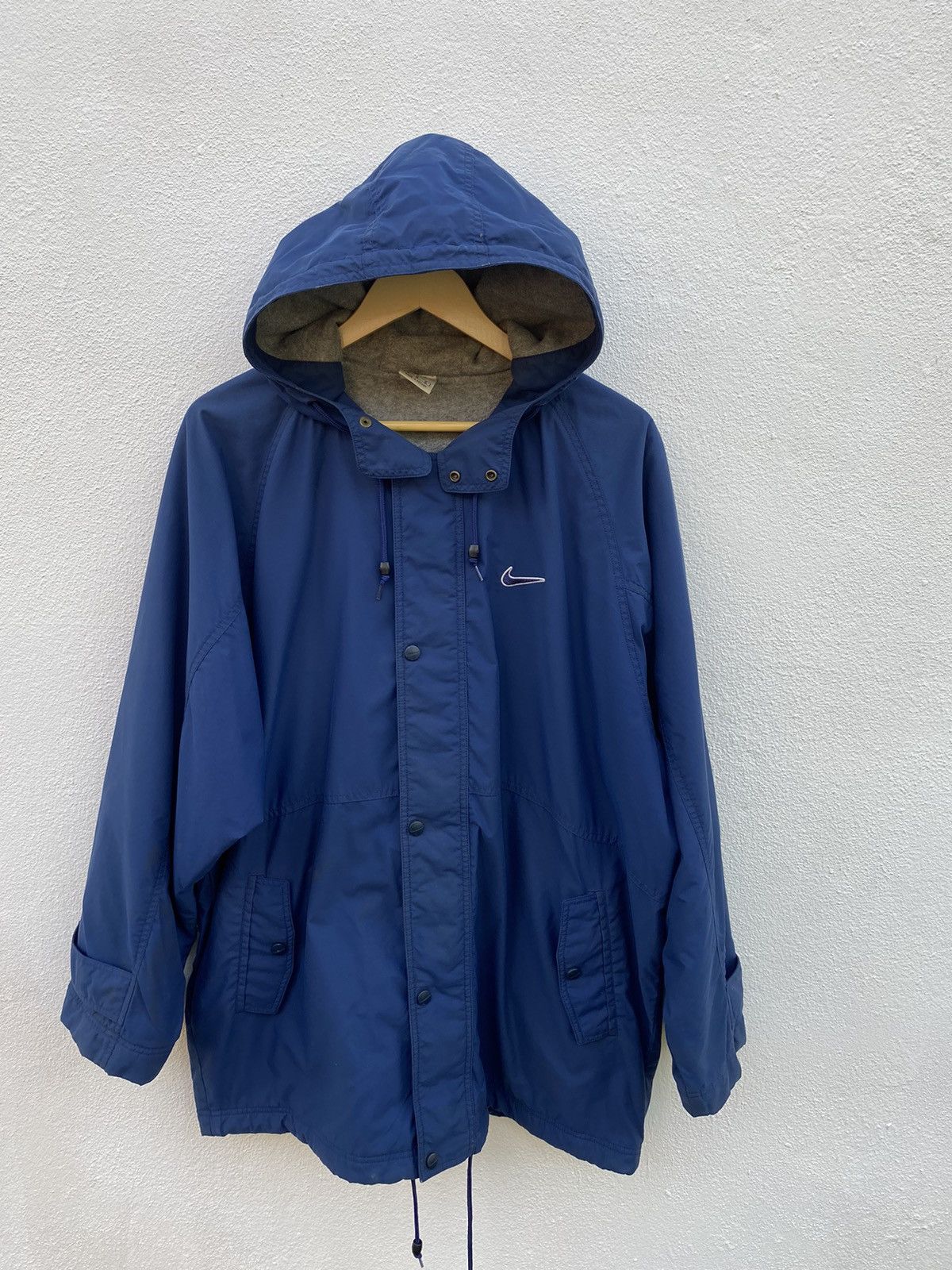 Vintage Vintage Nike swosh Big logo spell out zipper hoodies Size US L / EU 52-54 / 3 - 2 Thumbnail