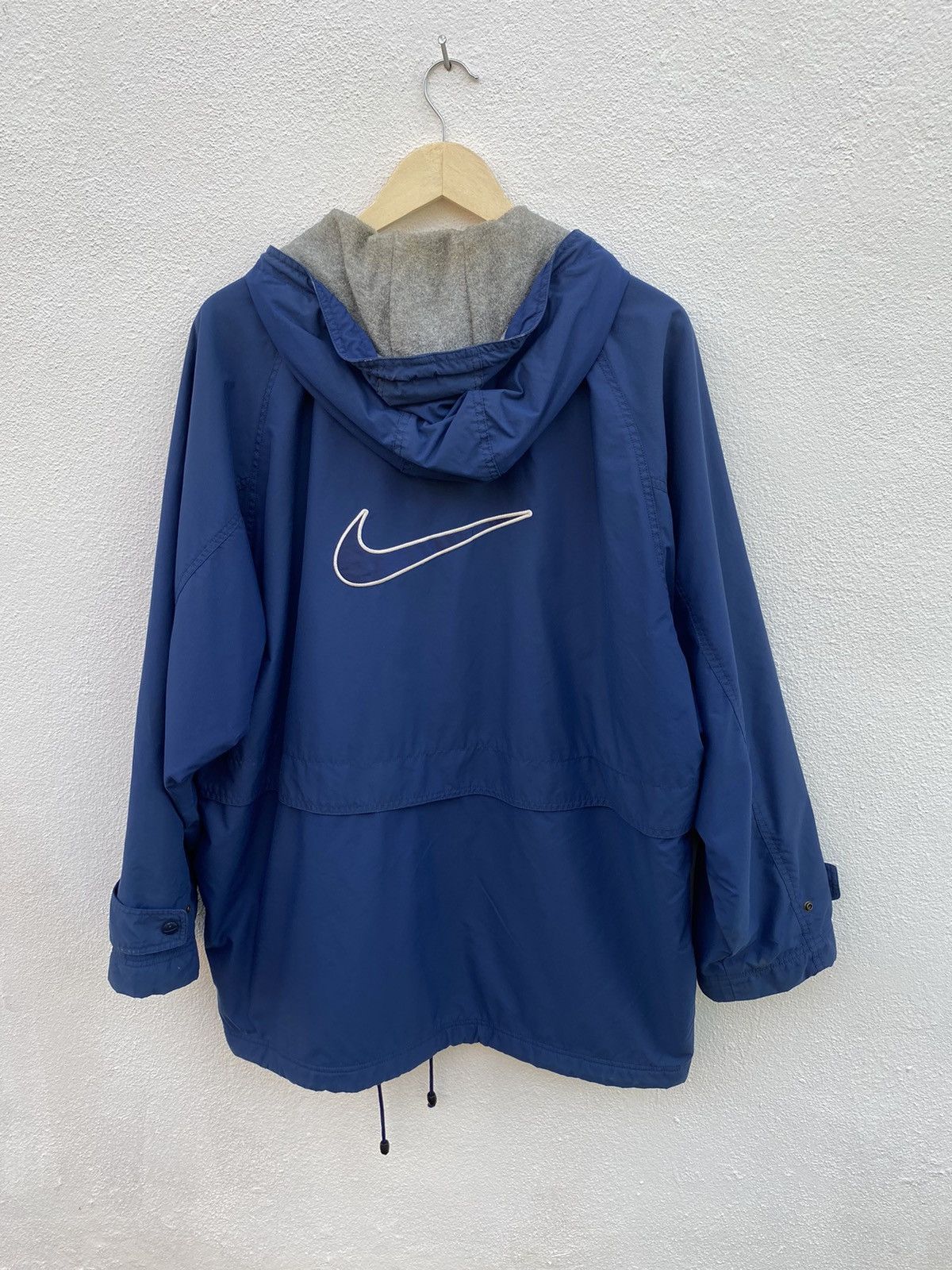 Vintage Vintage Nike swosh Big logo spell out zipper hoodies Size US L / EU 52-54 / 3 - 1 Thumbnail