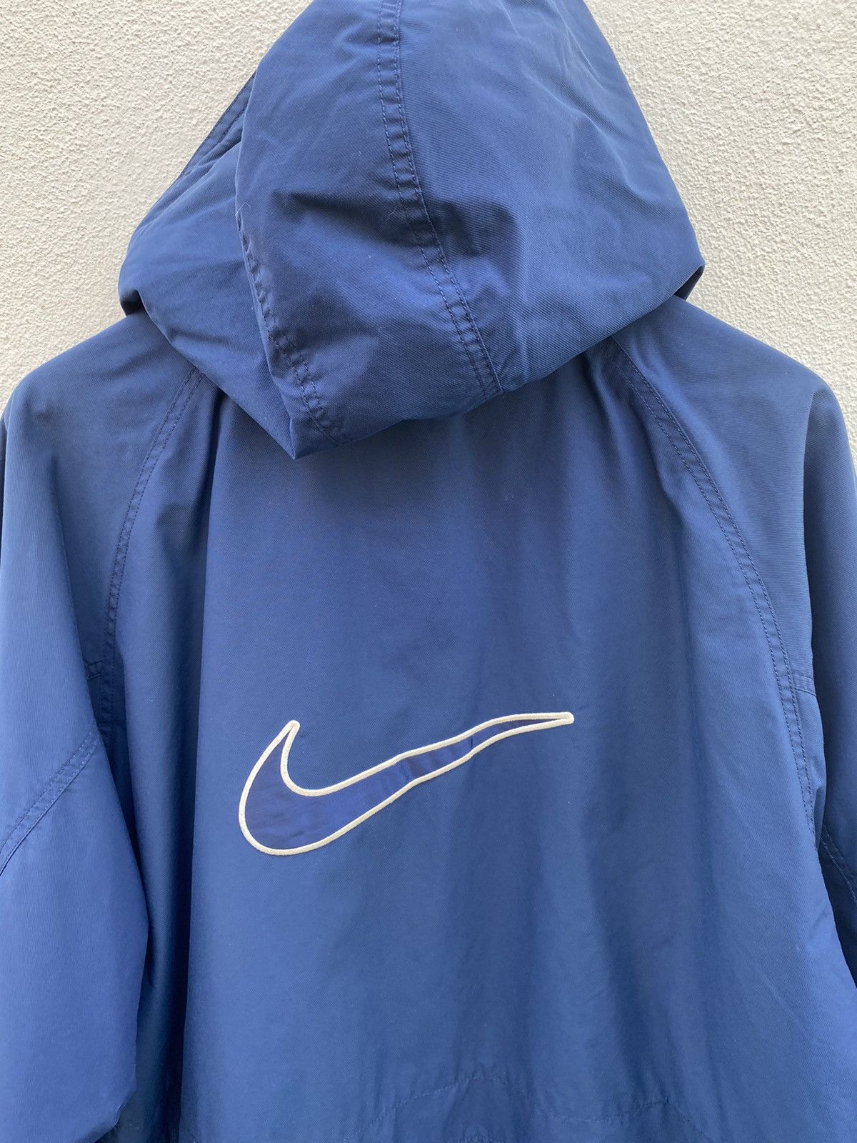 Vintage Vintage Nike swosh Big logo spell out zipper hoodies Size US L / EU 52-54 / 3 - 14 Thumbnail