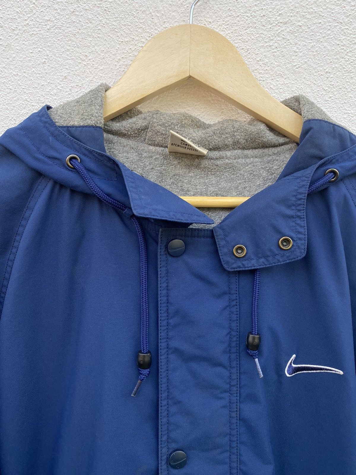 Vintage Vintage Nike swosh Big logo spell out zipper hoodies Size US L / EU 52-54 / 3 - 12 Thumbnail