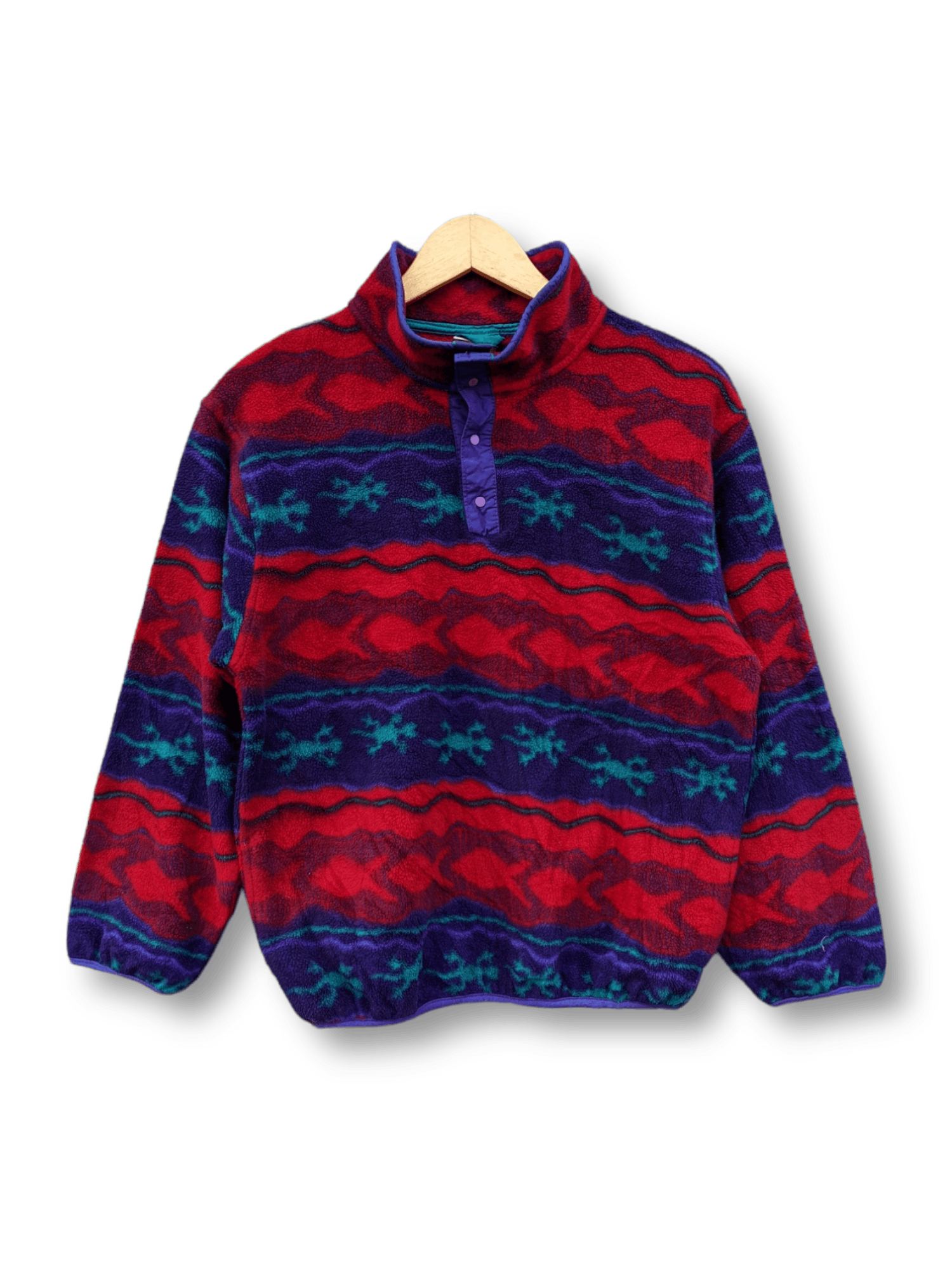 Vintage 🔥 Bean Native Printed Fleece Sweater