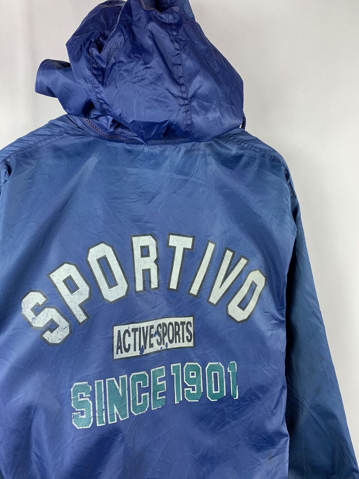 La Sportiva × Vintage Vintage 90s Sportivo Sports Hoodie Windbreaker Size US L / EU 52-54 / 3 - 3 Thumbnail