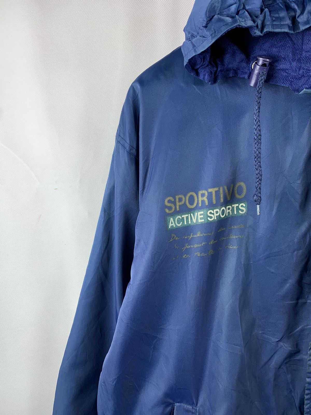 La Sportiva × Vintage Vintage 90s Sportivo Sports Hoodie Windbreaker Size US L / EU 52-54 / 3 - 6 Thumbnail