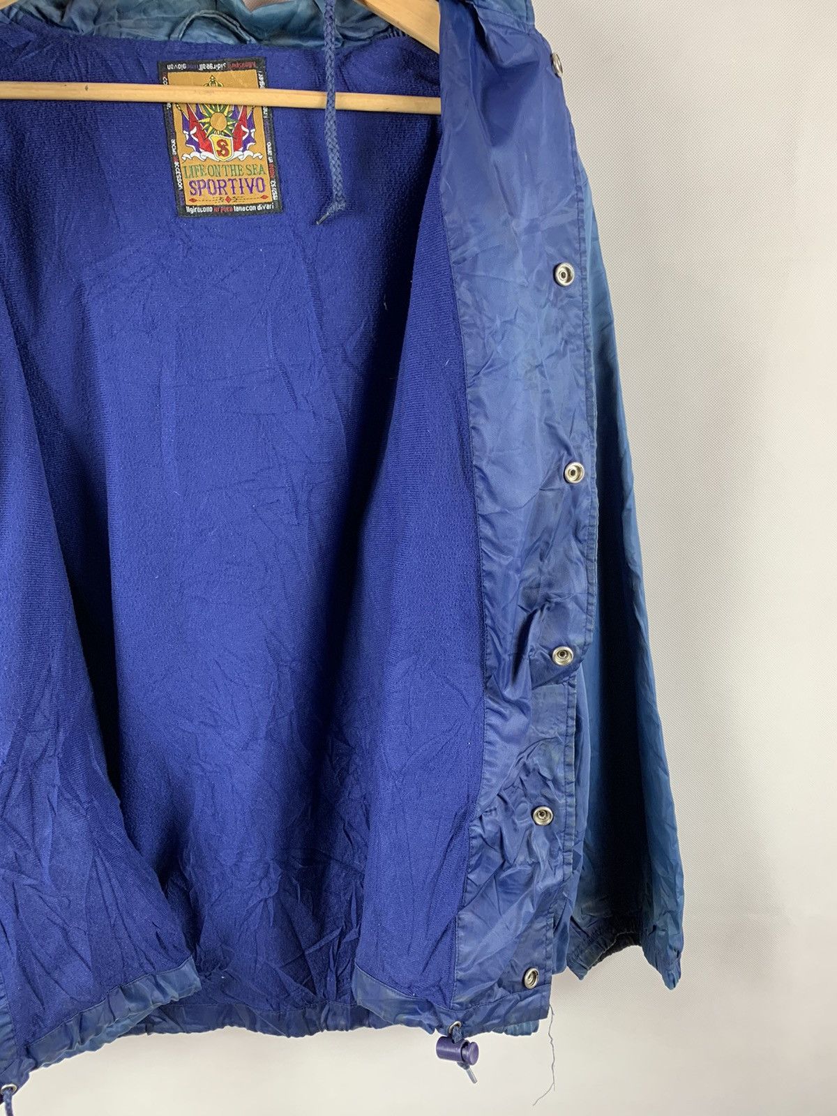 La Sportiva × Vintage Vintage 90s Sportivo Sports Hoodie Windbreaker Size US L / EU 52-54 / 3 - 9 Thumbnail