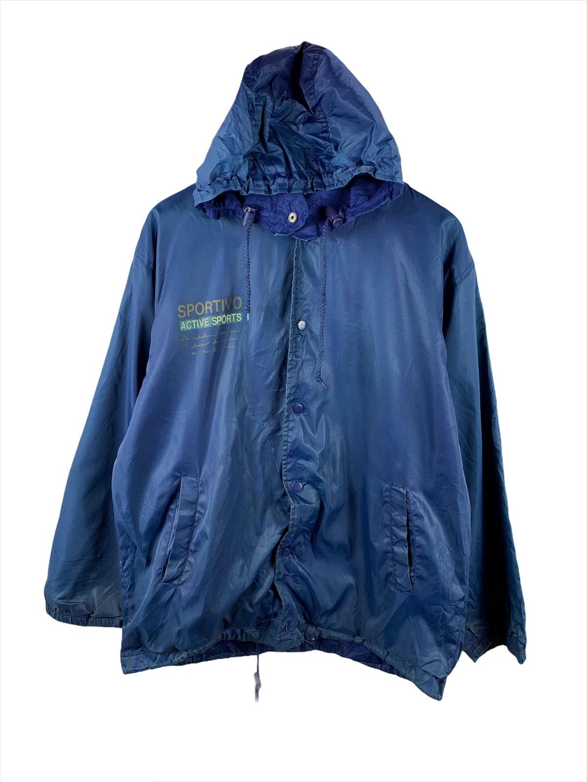 La Sportiva × Vintage Vintage 90s Sportivo Sports Hoodie Windbreaker Size US L / EU 52-54 / 3 - 2 Thumbnail