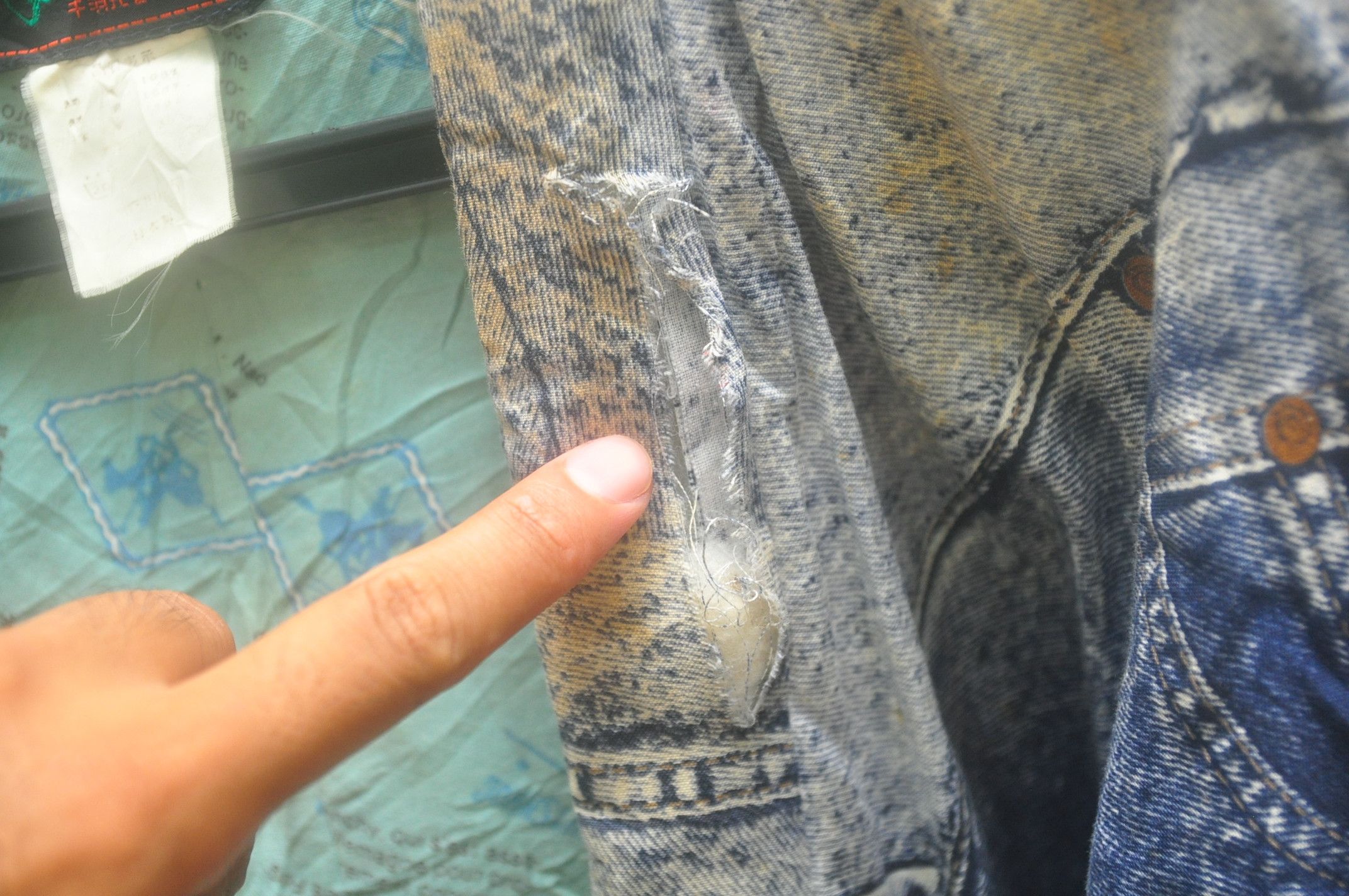 Japanese Brand × Vintage Vintage Tackle Violent Rugby Mind Overprint Japanese Kimono Size US L / EU 52-54 / 3 - 11 Thumbnail