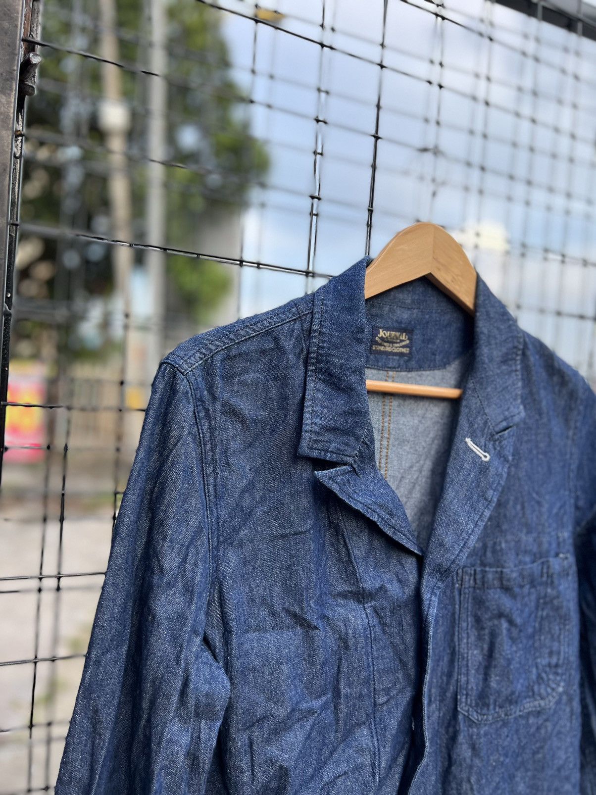 Japanese Brand Journal standard Japan button up jacket denim nice🔥🔥 Size US M / EU 48-50 / 2 - 2 Thumbnail