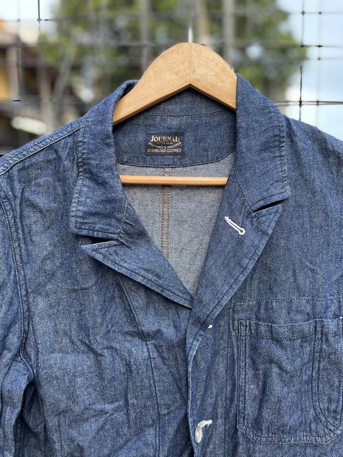 Japanese Brand Journal standard Japan button up jacket denim nice🔥🔥 Size US M / EU 48-50 / 2 - 3 Thumbnail