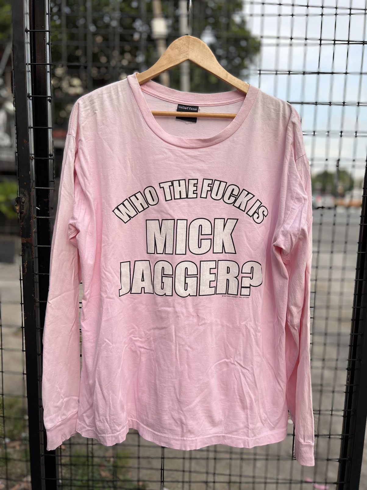 Band Tees Wall of fame long sleeve band tee vintage Mick Jagger🔥🔥 Size US XL / EU 56 / 4 - 1 Thumbnail