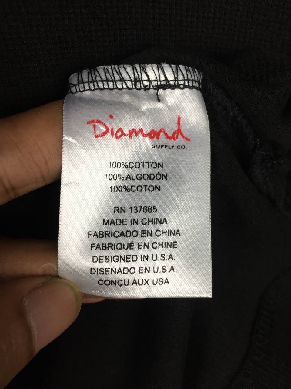 Diamond Supply Co. Diamond Supply Co Embroided Logo Essential Skate Tee Size US XL / EU 56 / 4 - 7 Thumbnail
