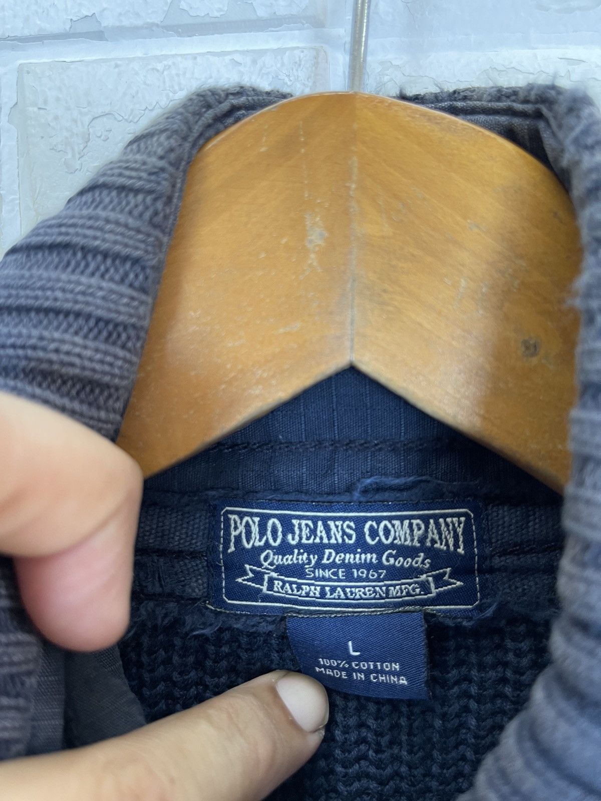 Polo Ralph Lauren Vintage Polo Ralph Lauren Indigo Dyed Jacket Size US M / EU 48-50 / 2 - 3 Thumbnail