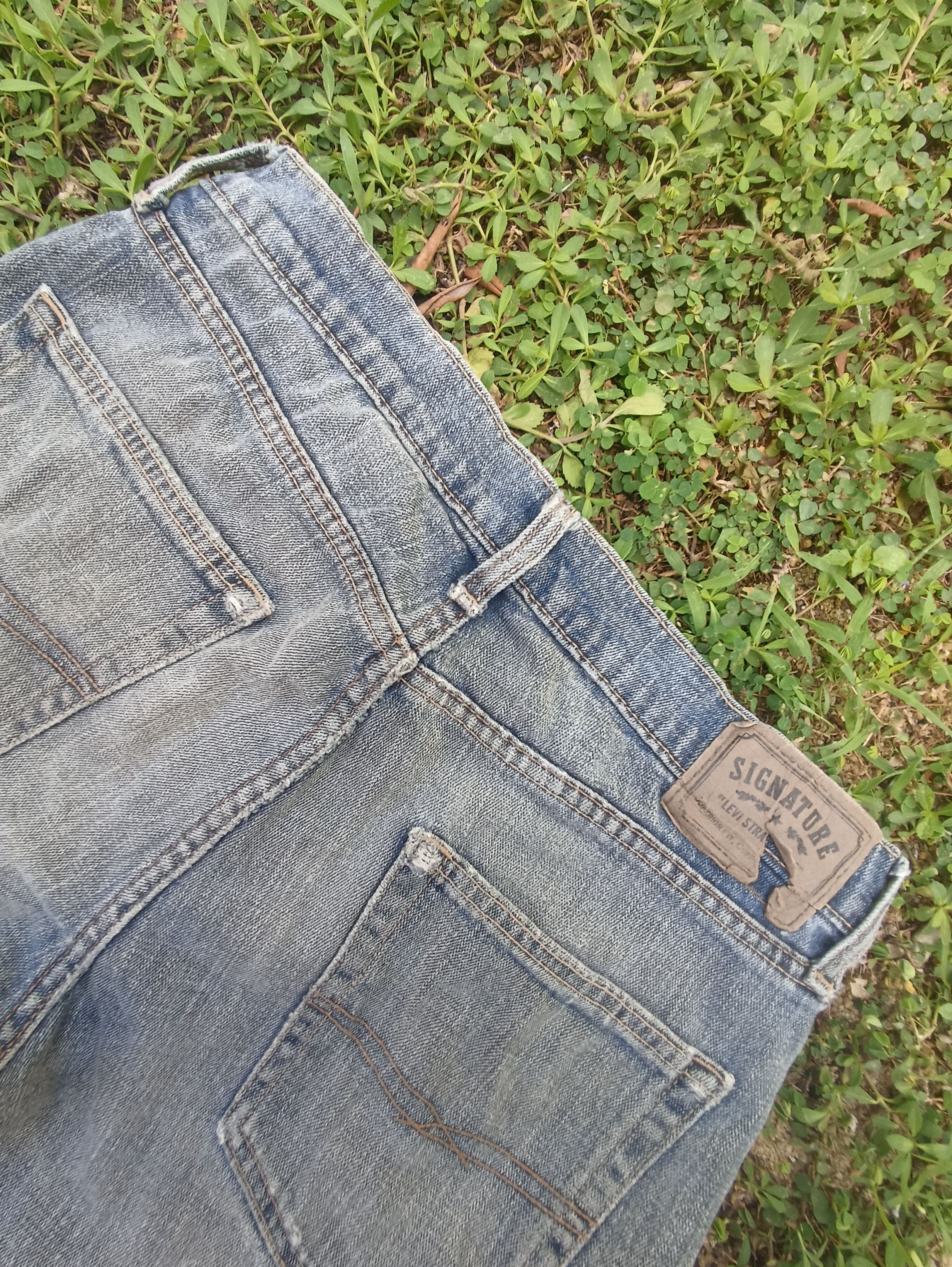 Jean × Levi's × Vintage Levis Signature Slim Straight Jeans - J235 Size US 32 / EU 48 - 9 Thumbnail