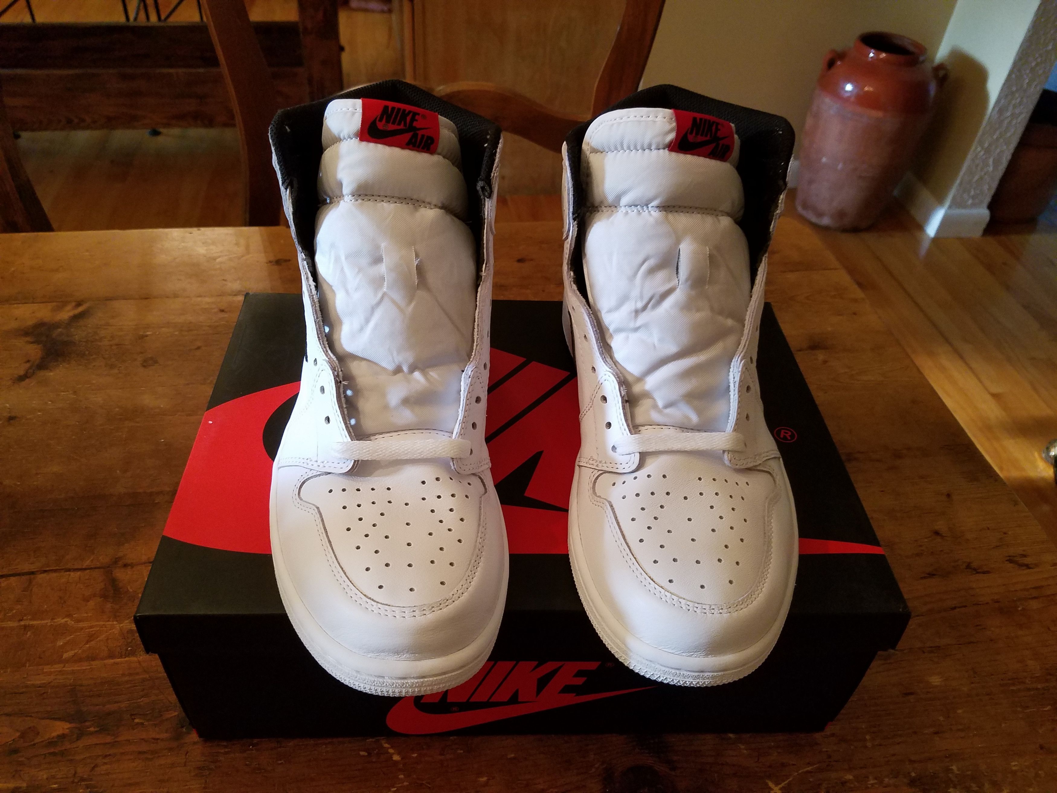 Nike DS Air Jordan 1 Retro High OG Yin Yang White Size 10 Mens | Grailed