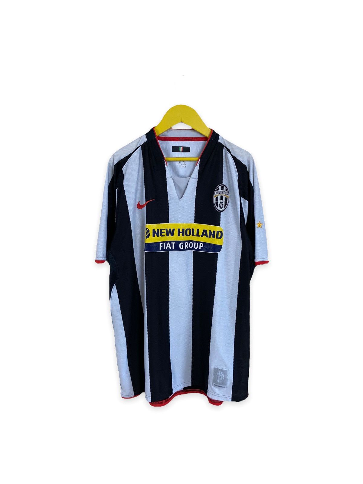 2007/08 NIKE JUVENTUS HOME SOCCER SHIRT FOOTBALL JERSEY L