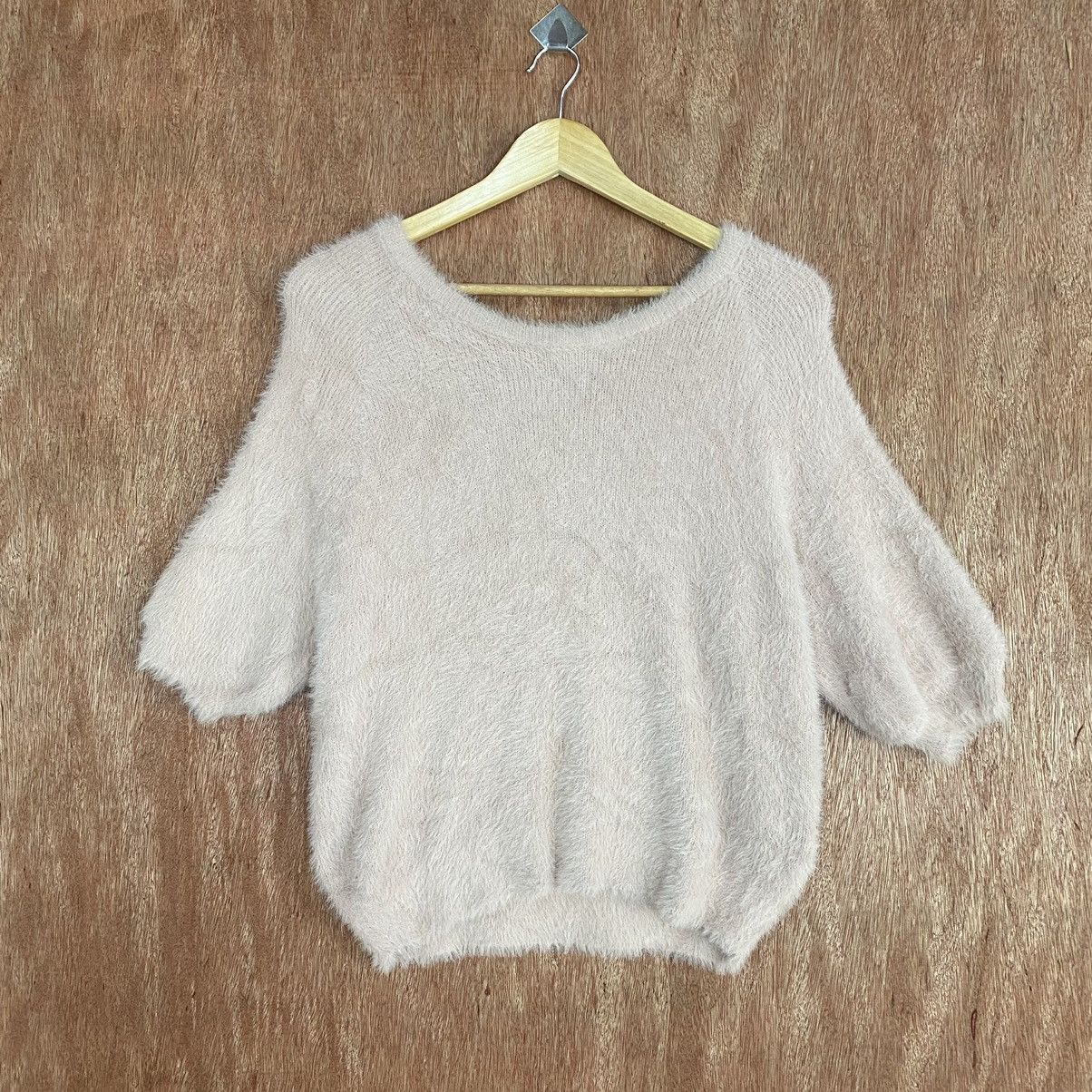 image of Homespun Knitwear Japan Pink Mohair Shag Shaggy Knitwear, Men's (Size Small)