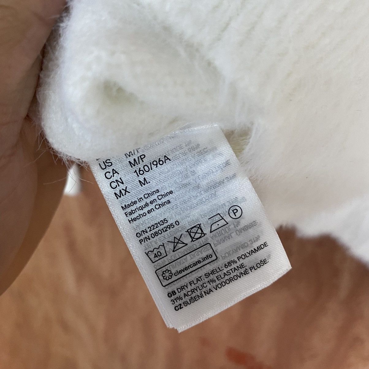 Homespun Knitwear × Japanese Brand Japan white Mohair Shag Shaggy Knitwear Size US M / EU 48-50 / 2 - 15 Thumbnail