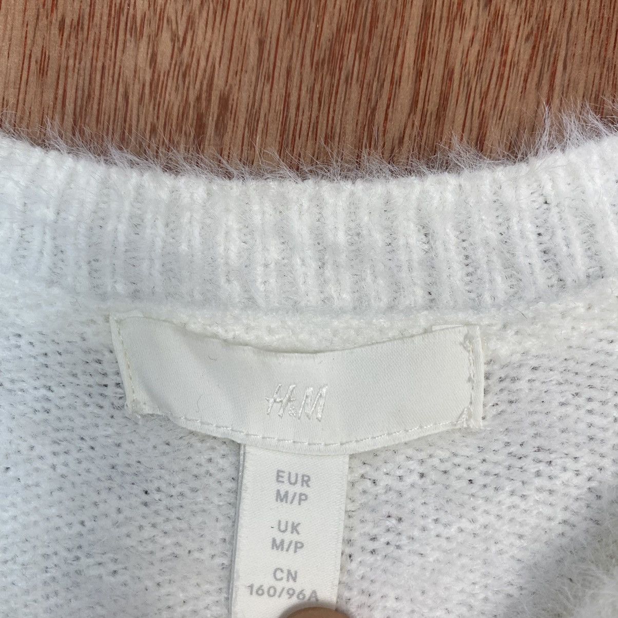 Homespun Knitwear × Japanese Brand Japan white Mohair Shag Shaggy Knitwear Size US M / EU 48-50 / 2 - 10 Thumbnail