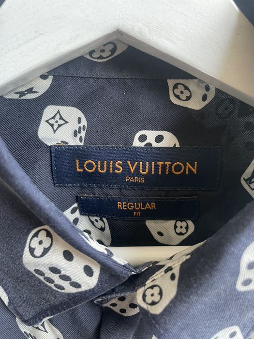 Louis Vuitton FW18 Dice Silk Short Sleeve Shirt - Ākaibu Store