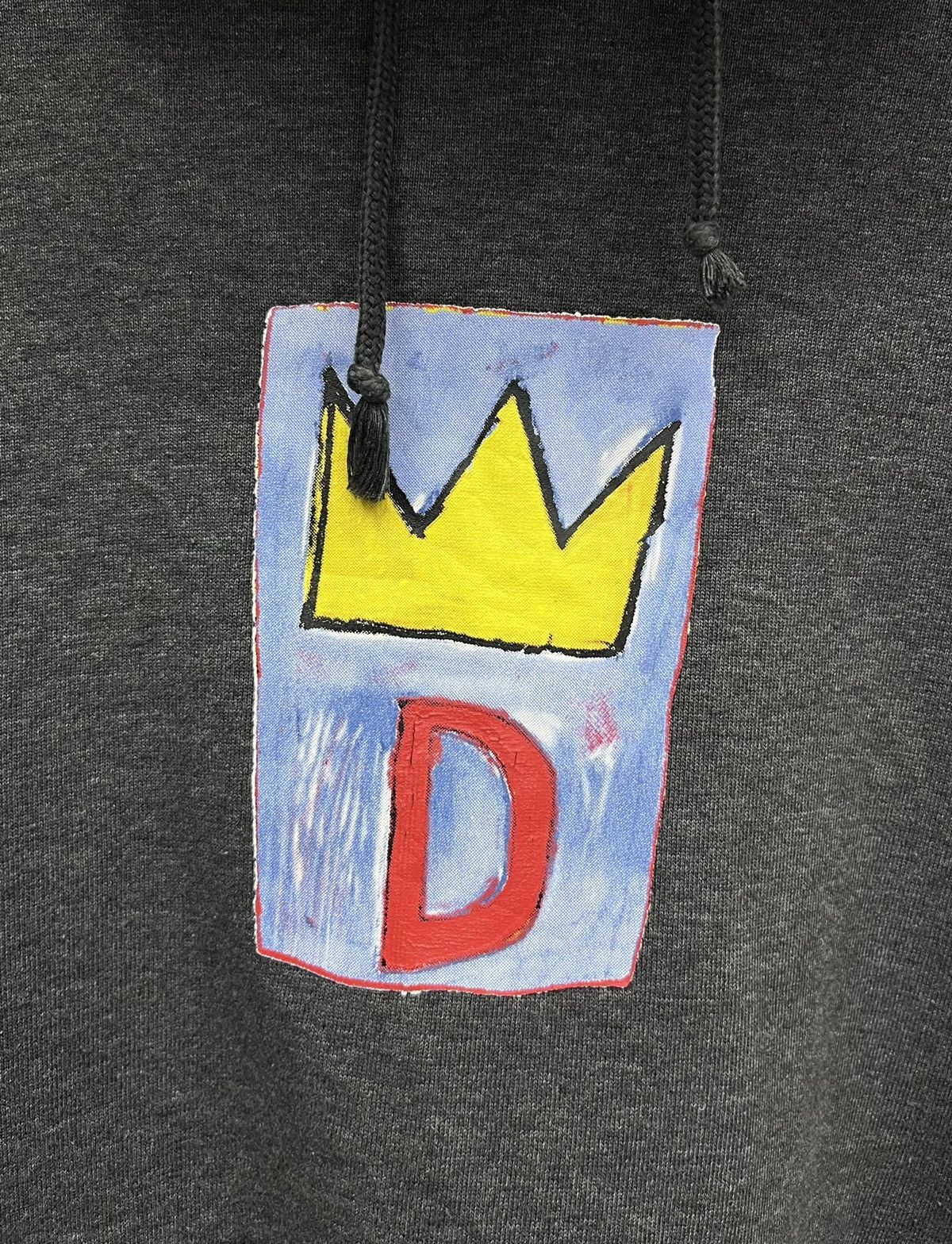 Art Comes First RARE! BASQUIAT Art Design Spell Out Sweater Hoodie Size US M / EU 48-50 / 2 - 2 Thumbnail
