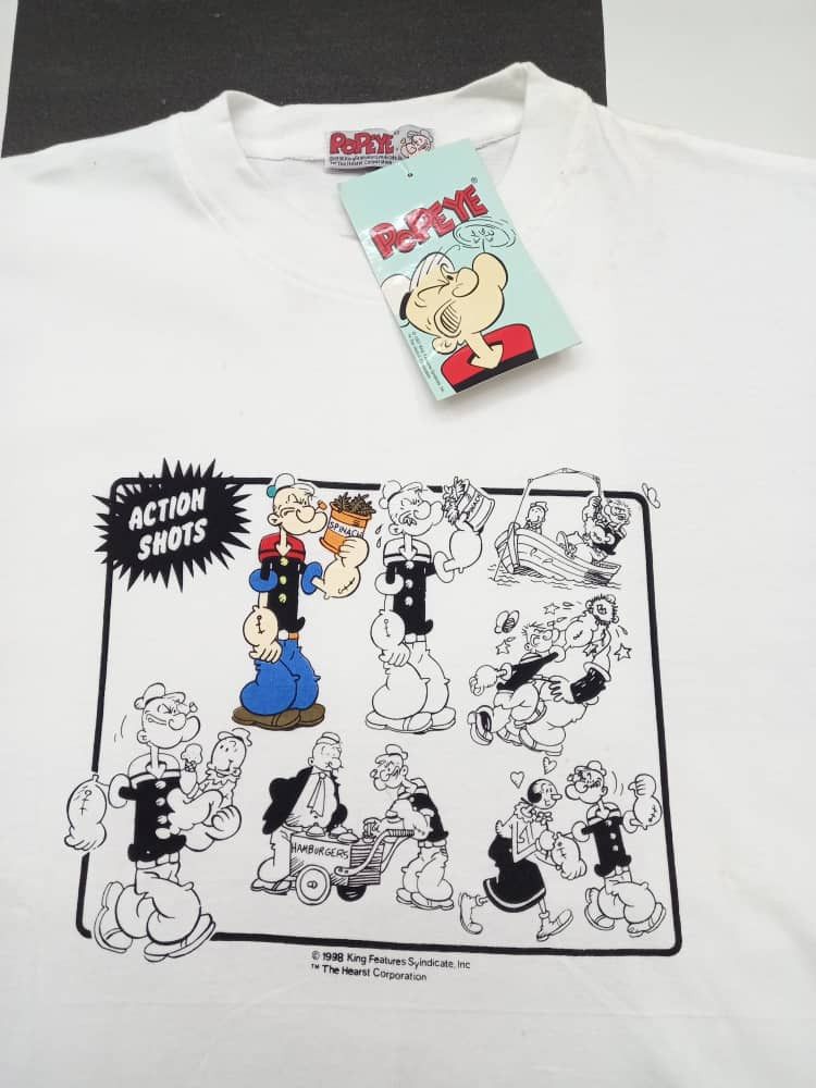 Cartoon Network POPEYE NEW OLD STOCK Size US XL / EU 56 / 4 - 5 Thumbnail