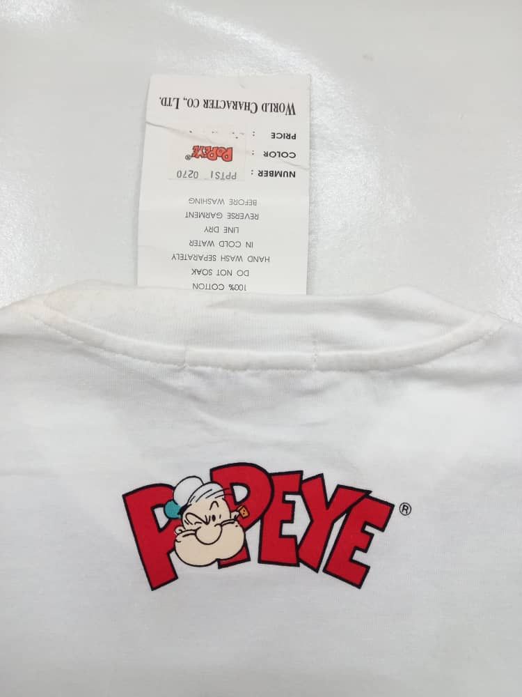 Cartoon Network POPEYE NEW OLD STOCK Size US XL / EU 56 / 4 - 7 Thumbnail