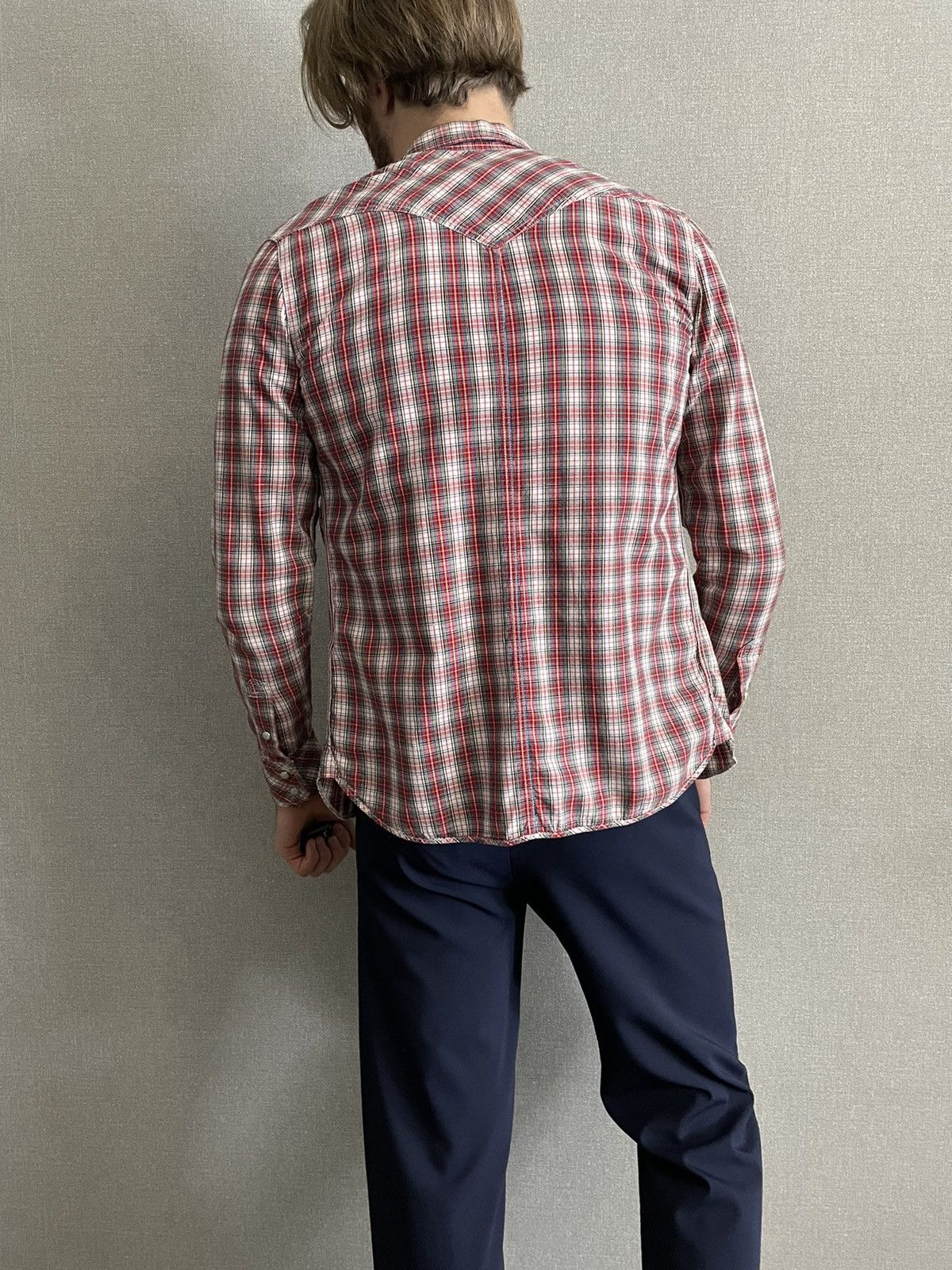 Levi's × Levi's Vintage Clothing Levis Limited Edition checkered Shirt long sleeve slim fit Size US M / EU 48-50 / 2 - 3 Thumbnail