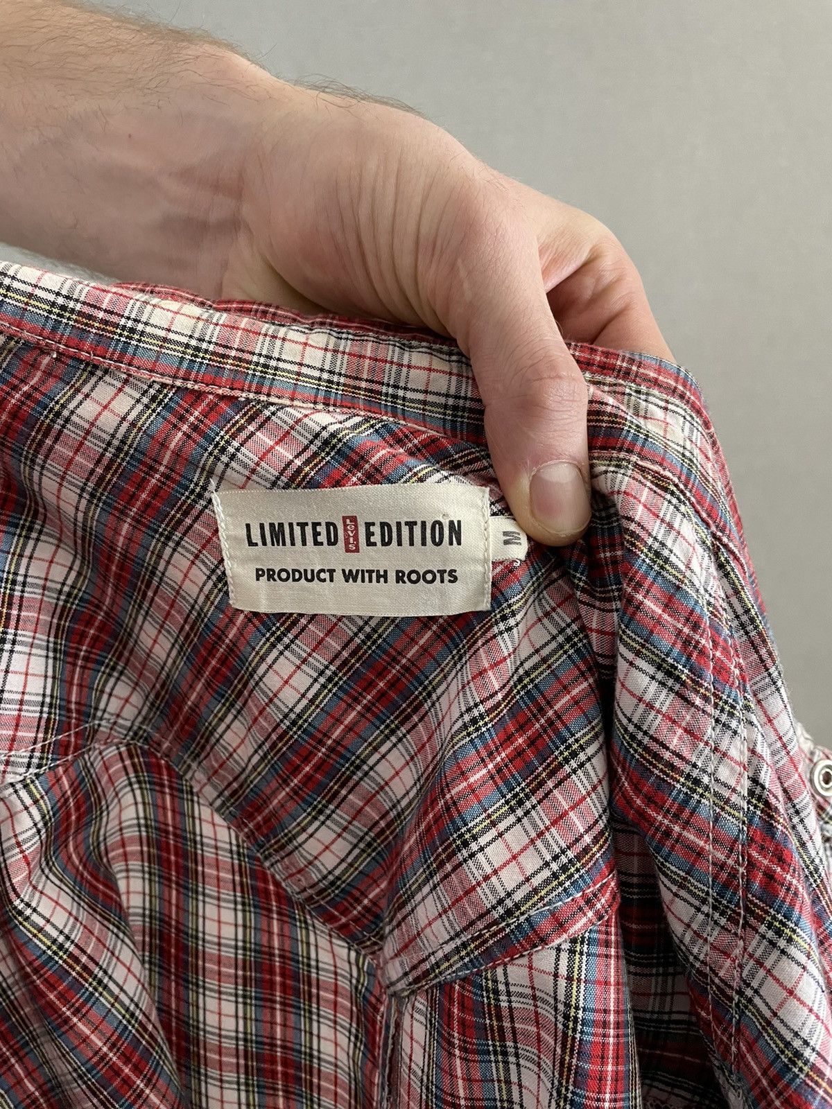 Levi's × Levi's Vintage Clothing Levis Limited Edition checkered Shirt long sleeve slim fit Size US M / EU 48-50 / 2 - 4 Thumbnail