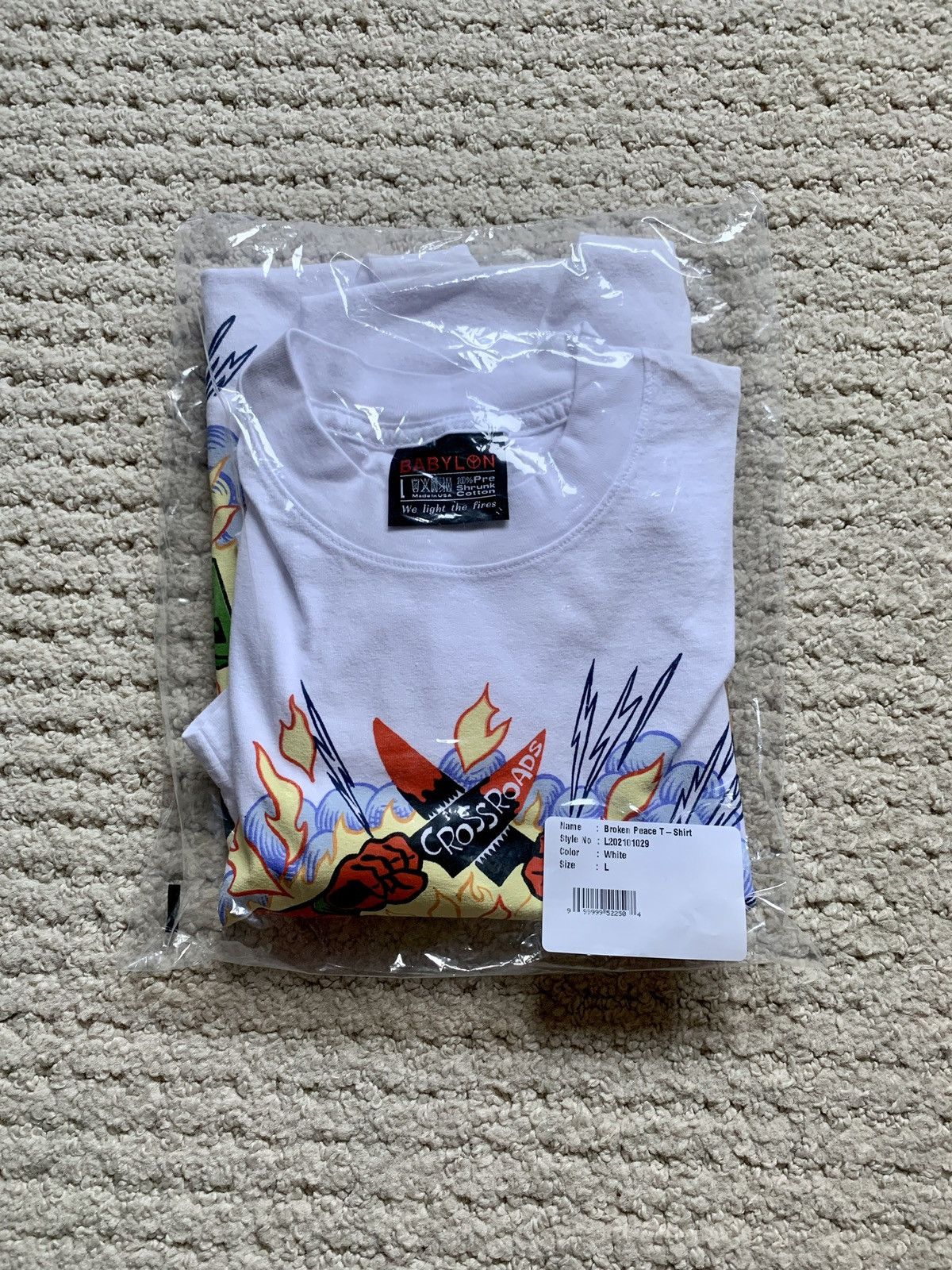 Babylon Babylon x Agnostic Front x CR Kitchen “Broken Piece” Tee L Size US L / EU 52-54 / 3 - 3 Thumbnail