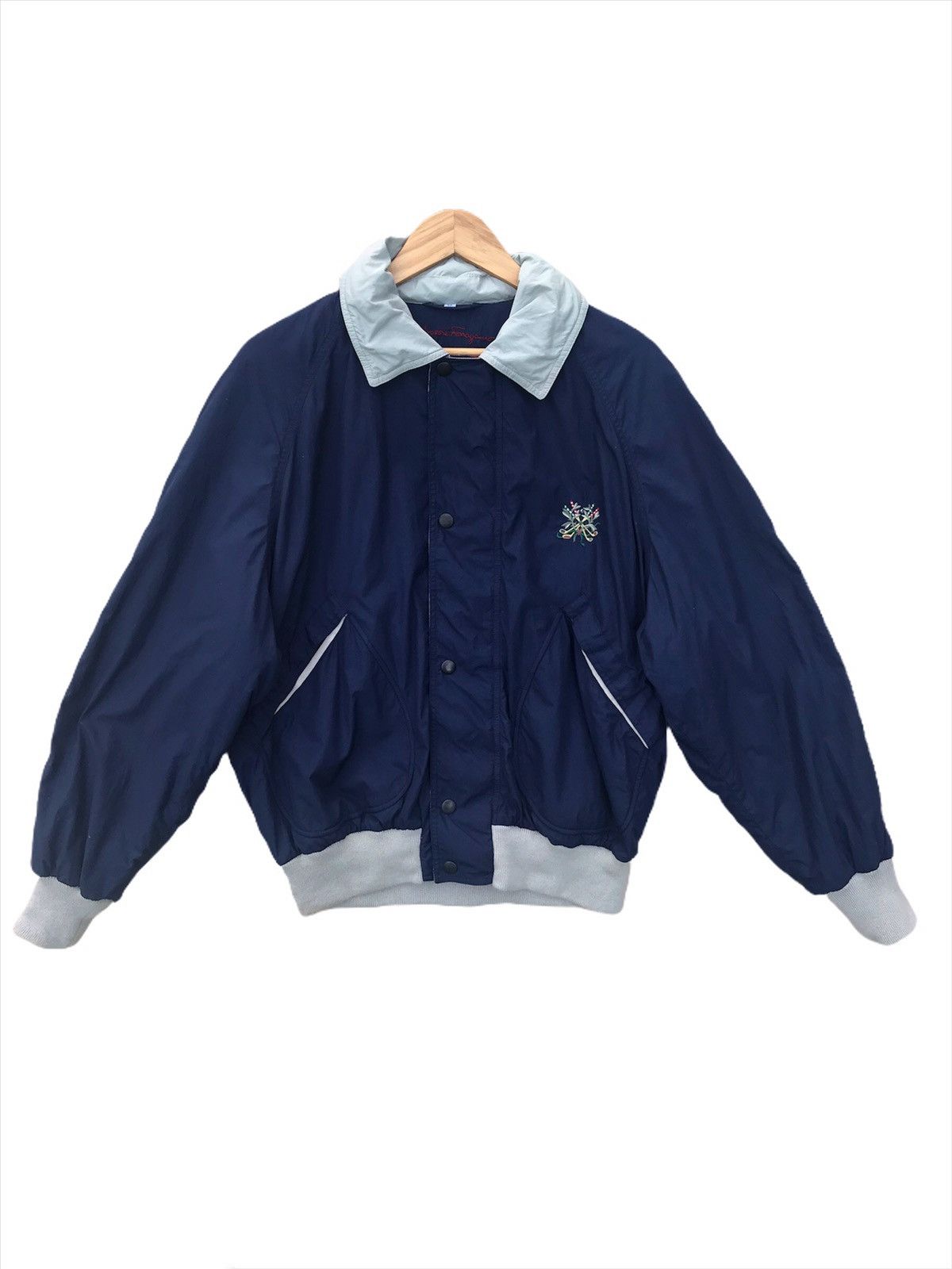Salvatore Ferragamo Iconic Selvator Ferragomo Bomber Jacket Design Size US M / EU 48-50 / 2 - 1 Thumbnail