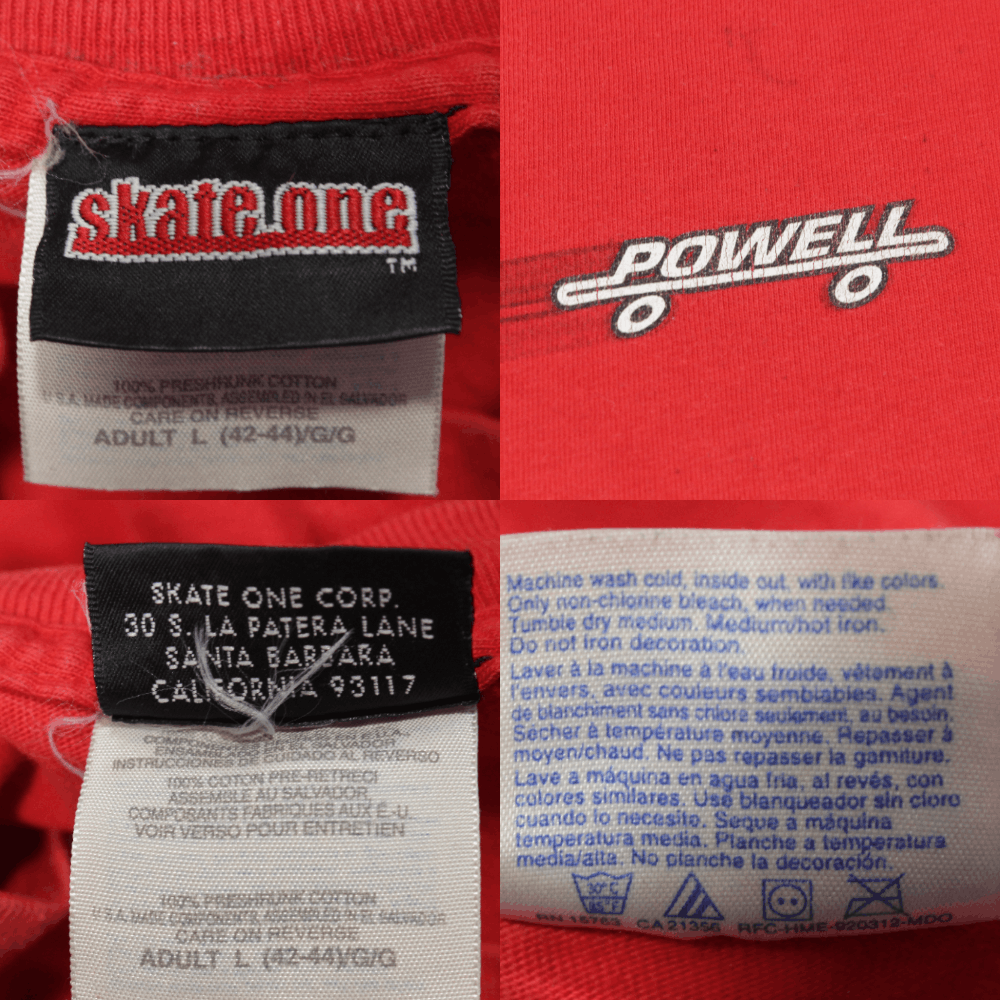 Powell Peralta 90S Skate One Logo T-Shirt Size US L / EU 52-54 / 3 - 8 Thumbnail
